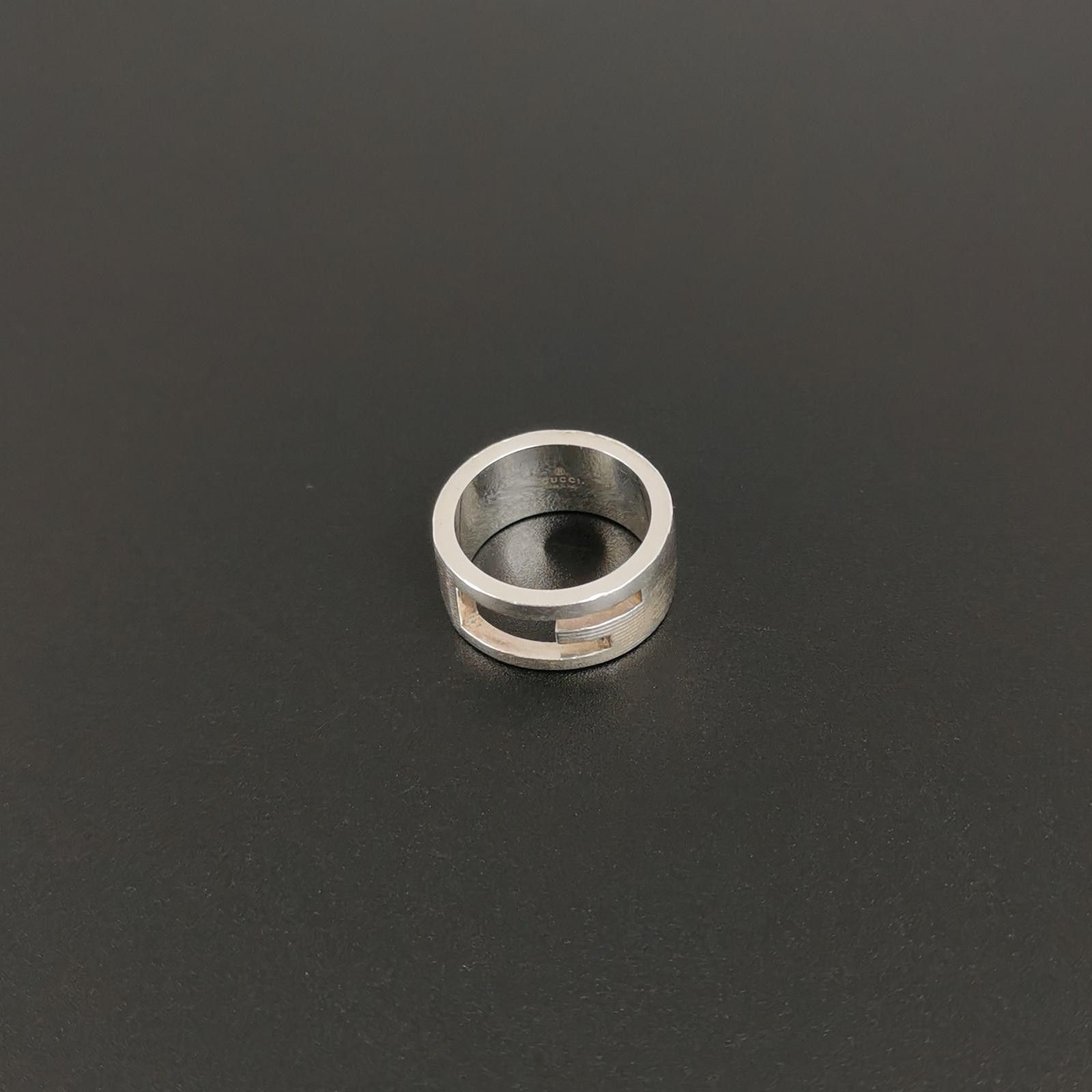 Gucci Gucci S925 Hollow G Logo Ring Size 9 -z2505 Size ONE SIZE - 4 Thumbnail