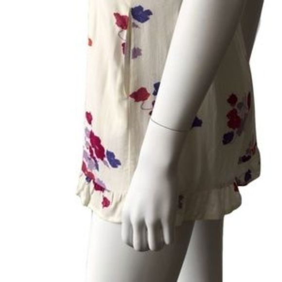 MINKPINK Minkpink Floral Lace-Up Romper With Rope Tie Front Size 27" / US 4 / IT 40 - 4 Thumbnail