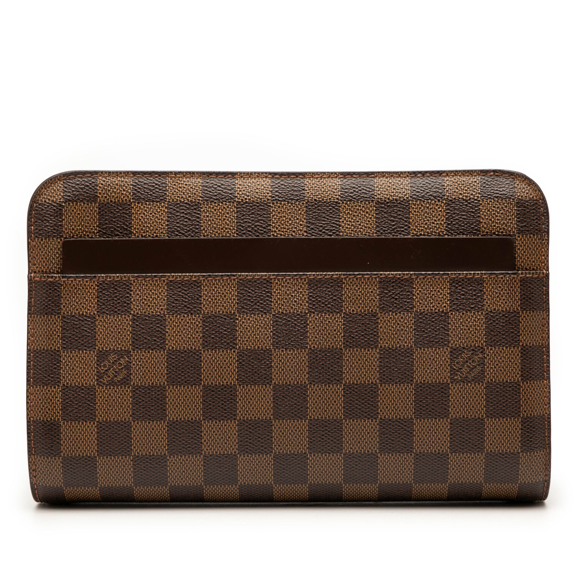 Louis Vuitton Louis Vuitton Damier Ebene Saint Louis Pochette Size ONE SIZE - 1 Thumbnail