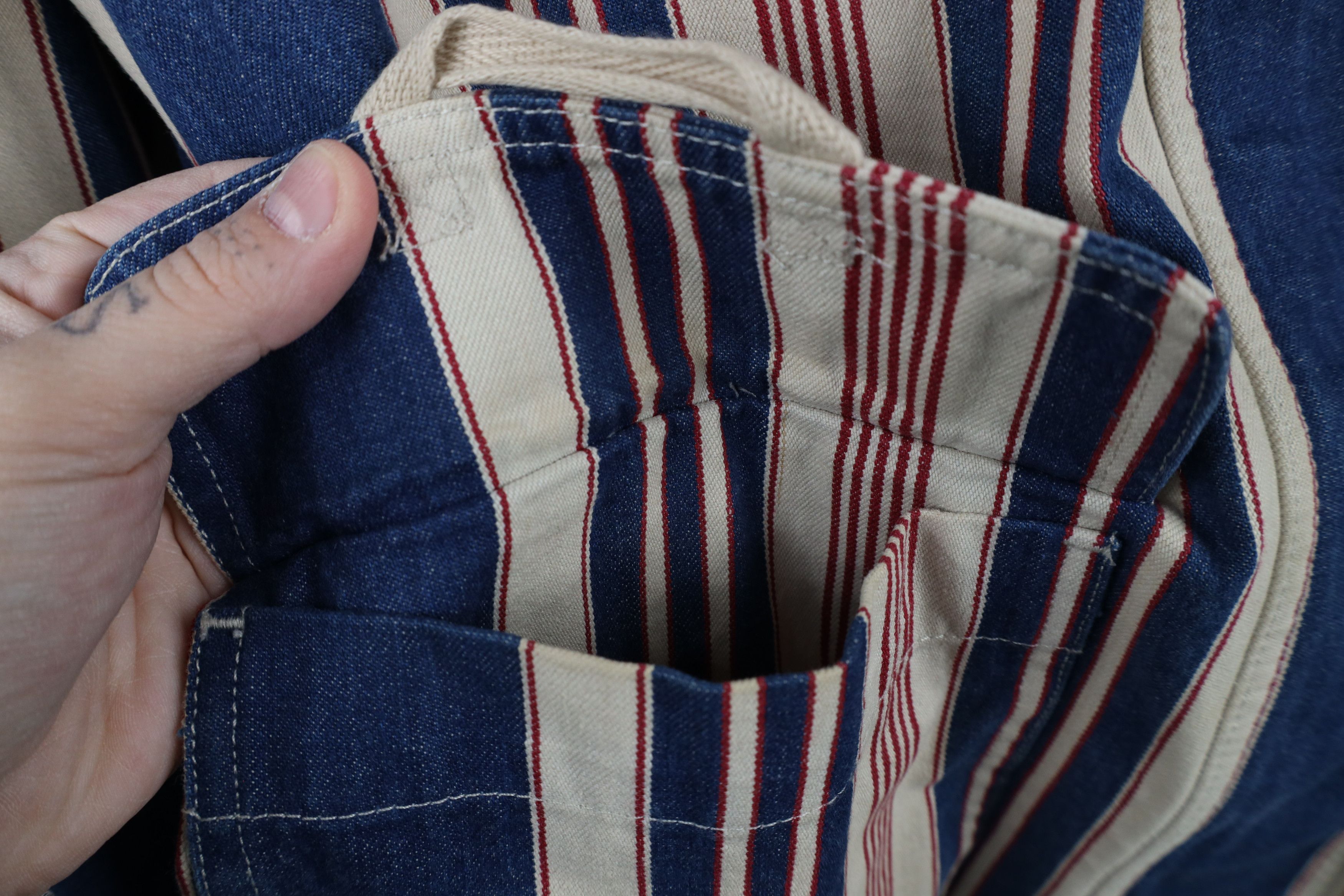Ralph Lauren × Vintage Vintage 90s Ralph Lauren Denim Naval Chore Barn Jacket Size M / US 6-8 / IT 42-44 - 5 Thumbnail