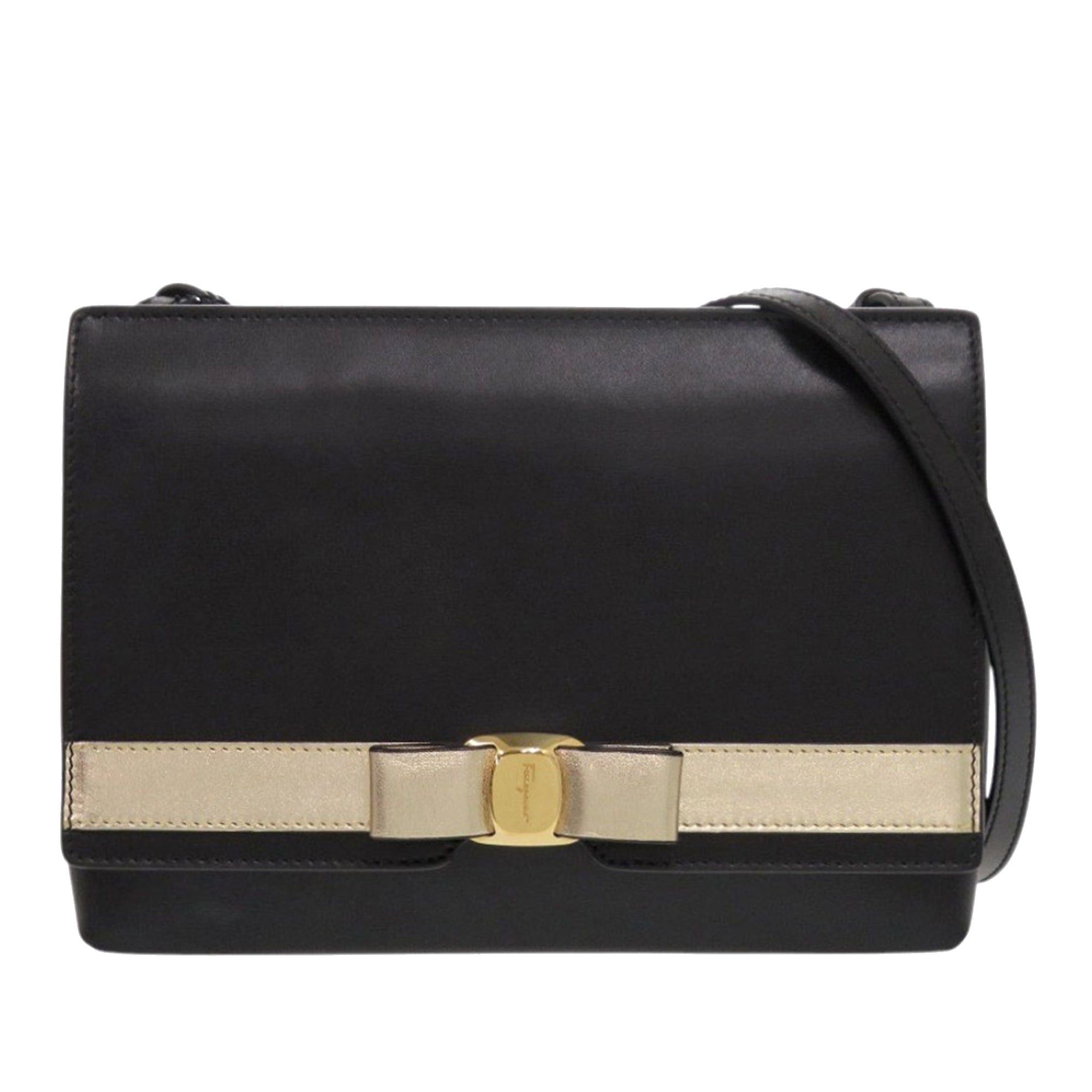 Salvatore Ferragamo Leather Vara Bow Crossbody Size ONE SIZE - 1 Thumbnail