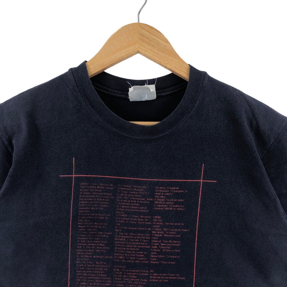 Vintage Vtg Agnès b. 1968 Chronology Graphic Tee Hanes Beefy-T Large Size US L / EU 52-54 / 3 - 2 Thumbnail