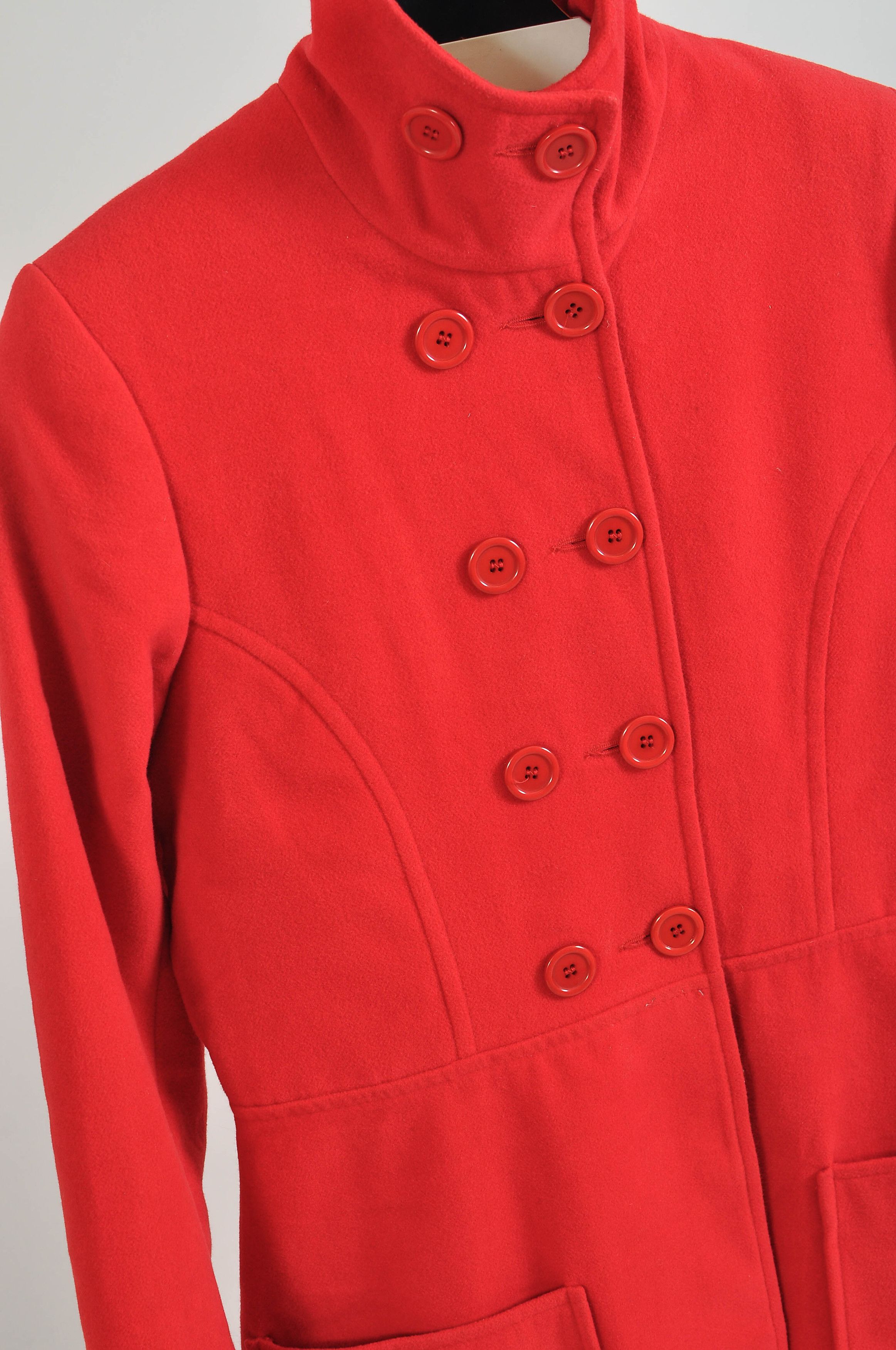 BONSAI Red Midi Coat – Bonsai Cotton Blend Trench Style Size M / US 6-8 / IT 42-44 - 2 Thumbnail
