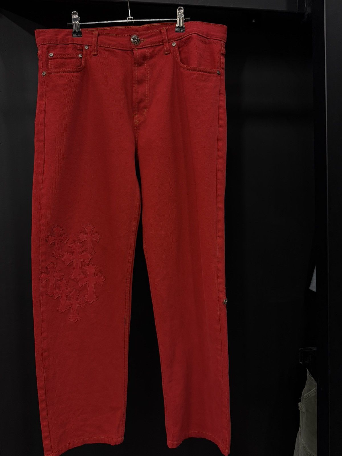 Chrome Hearts Chrome Heart patch Levis Size US 31 - 1 Thumbnail
