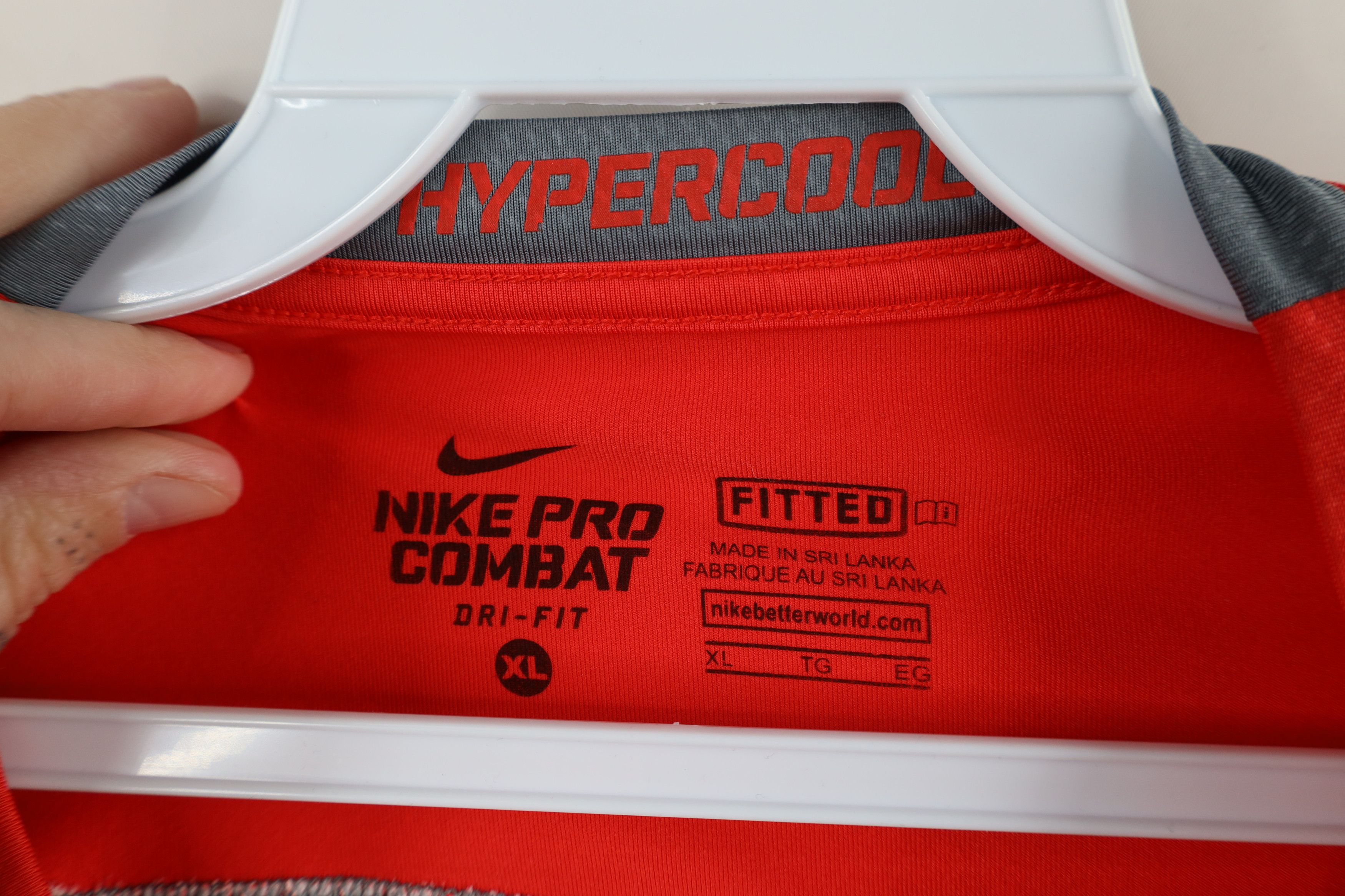 Nike × Vintage Nike Pro Combat Compression Hypercool Training Gym T-Shirt Size US XL / EU 56 / 4 - 8 Thumbnail