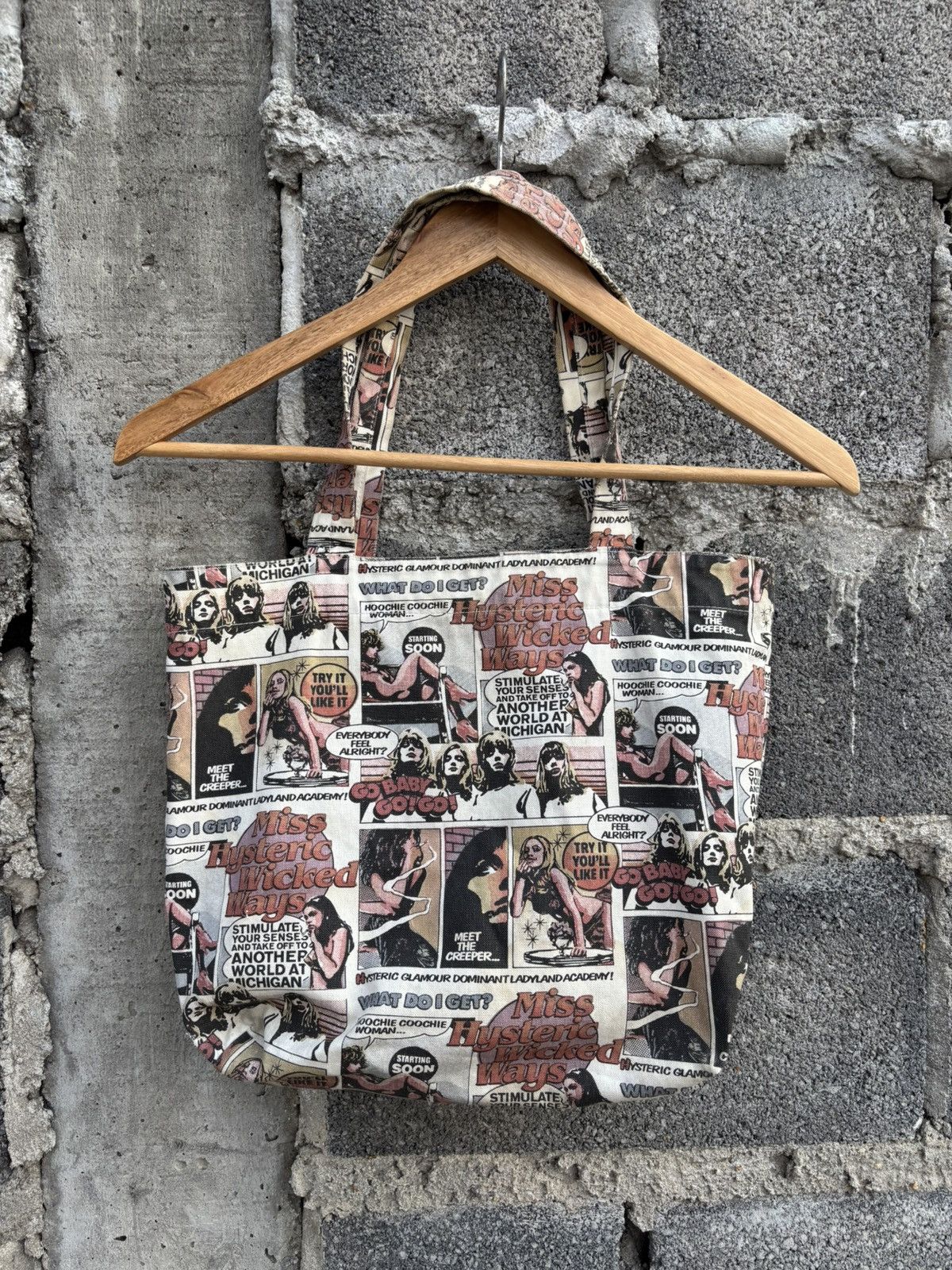 Hysteric Glamour Vintage Hysteric Glamour Bag Y2K Tote Size ONE SIZE - 5 Thumbnail