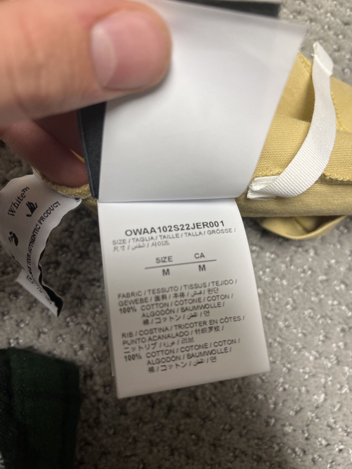 Off-White Off-White Diag Pocket Tee Size US M / EU 48-50 / 2 - 5 Thumbnail