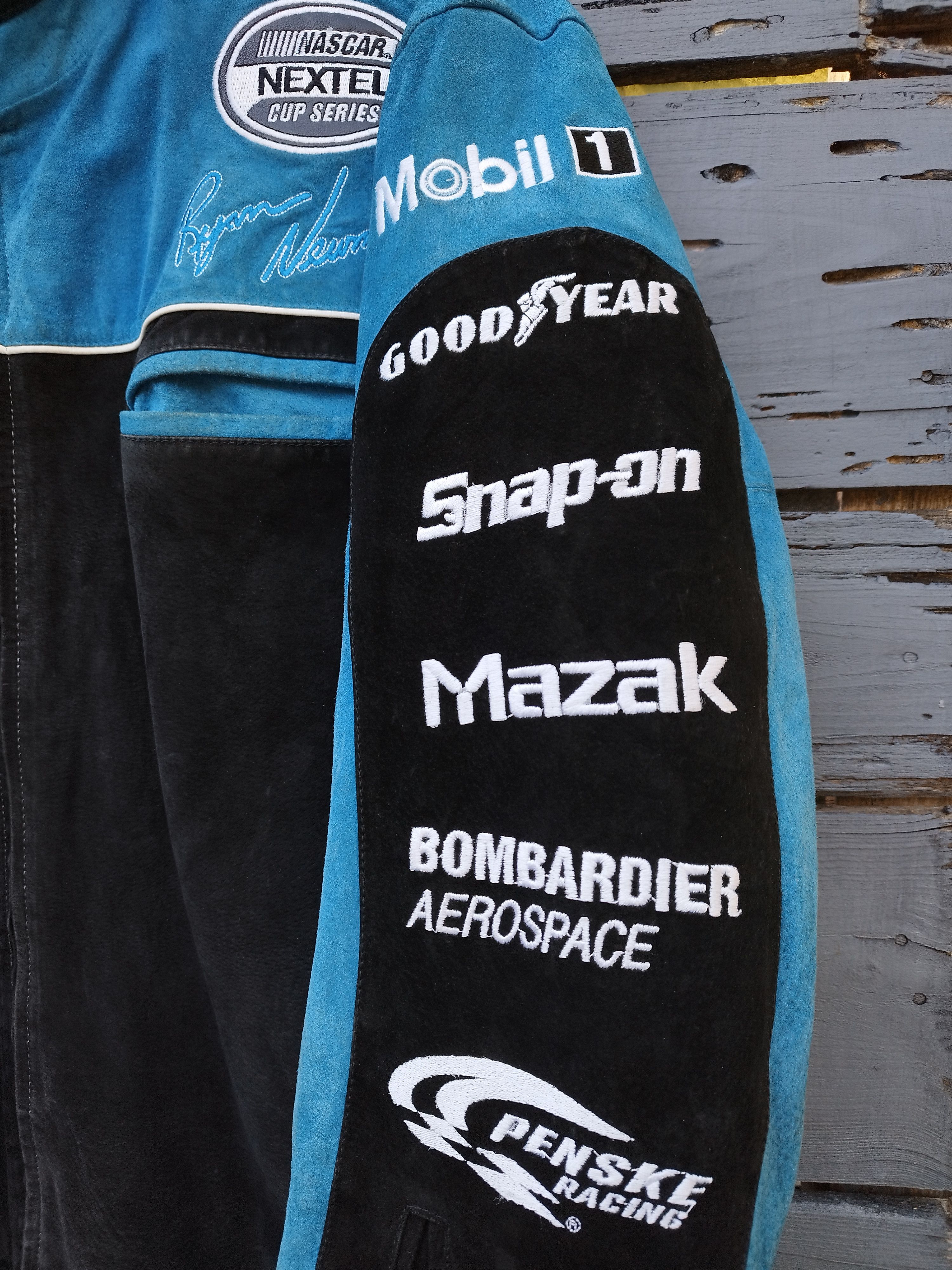 NASCAR Vintage Wilsons Leather NASCAR Racing Jacket Ryan Newman Size US L / EU 52-54 / 3 - 4 Thumbnail