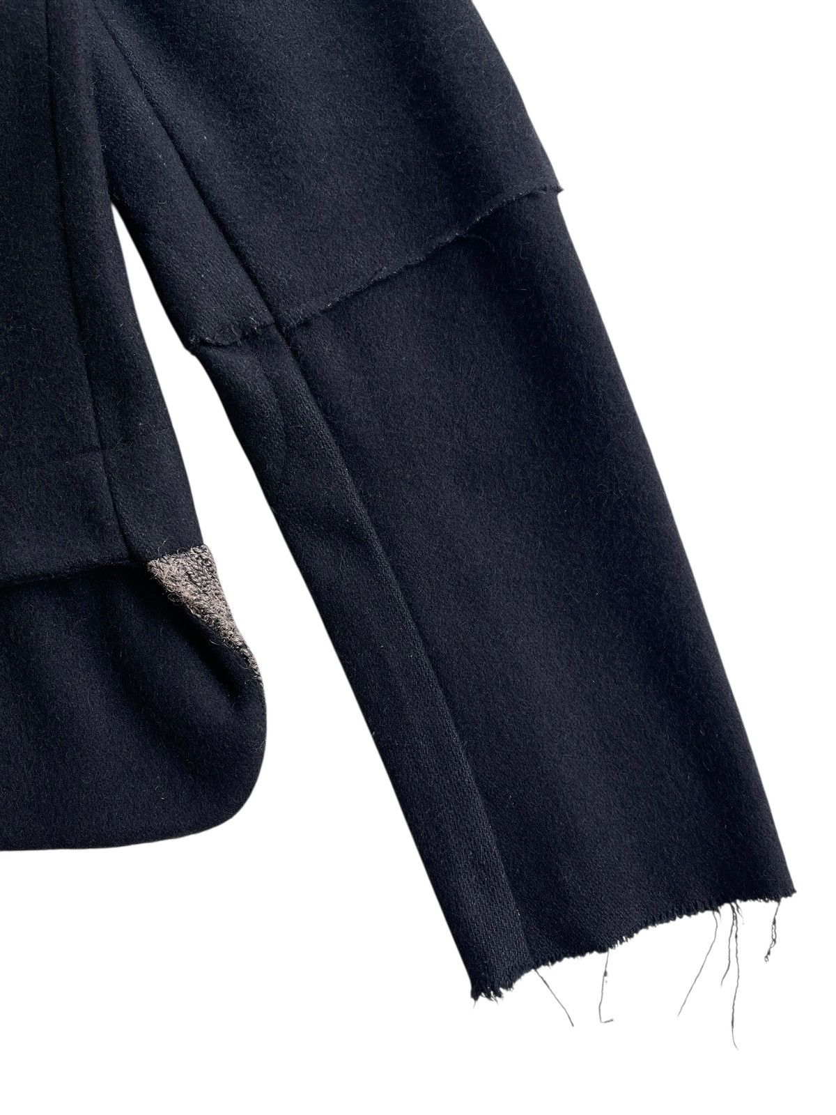 Preen by Thornton Bregrazzi Preen Wool Asymmetrical Reconstruct Jacket UK Size US S / EU 44-46 / 1 - 7 Thumbnail