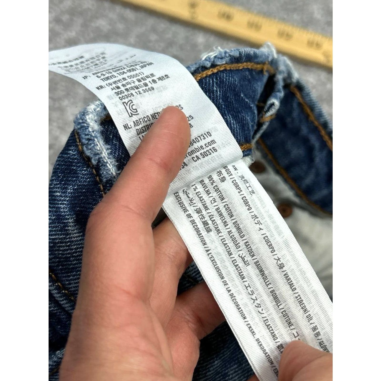 Abercrombie & Fitch Abercrombie & Fitch Mom Shorts Womens 25 Blue Denim High Rise Casual Summer Size 42" / US 20 - 7 Thumbnail