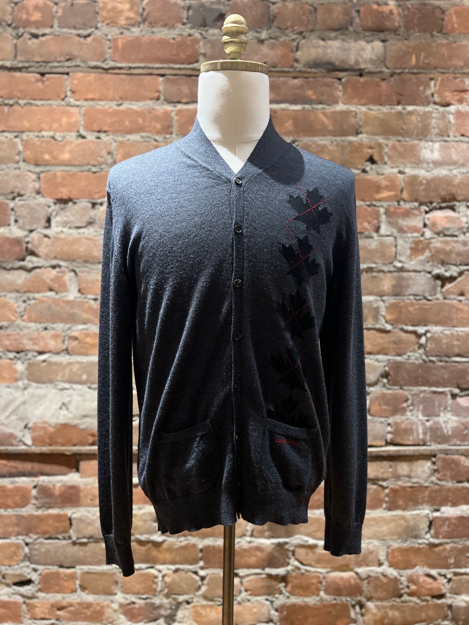 Dsquared2 DSQUARED2 Wool Cardigan Size US M / EU 48-50 / 2 - 1 Thumbnail