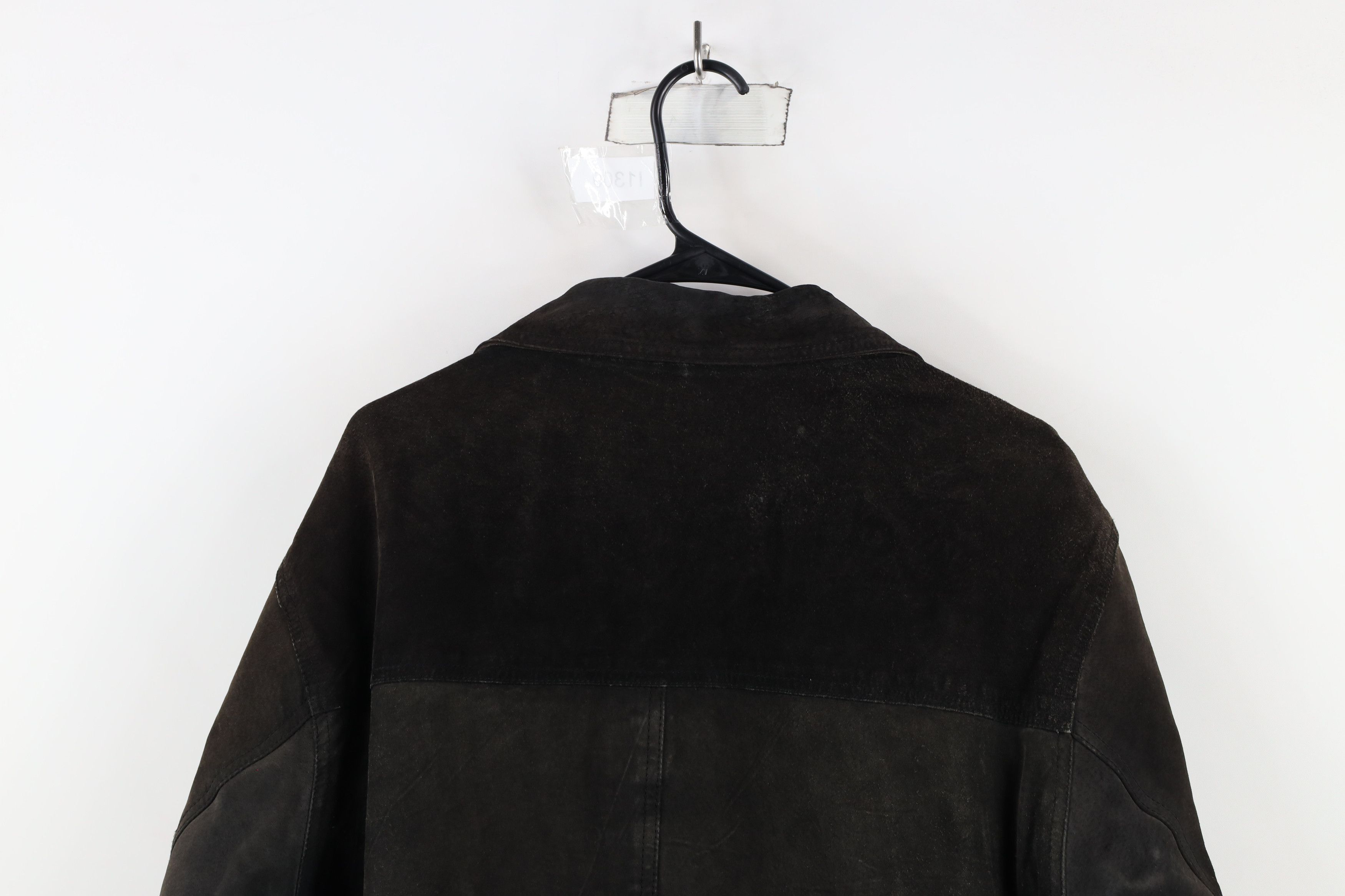 Vintage Vintage 90s Streetwear Suede Leather Buckle Back Jacket Size US M / EU 48-50 / 2 - 15 Thumbnail