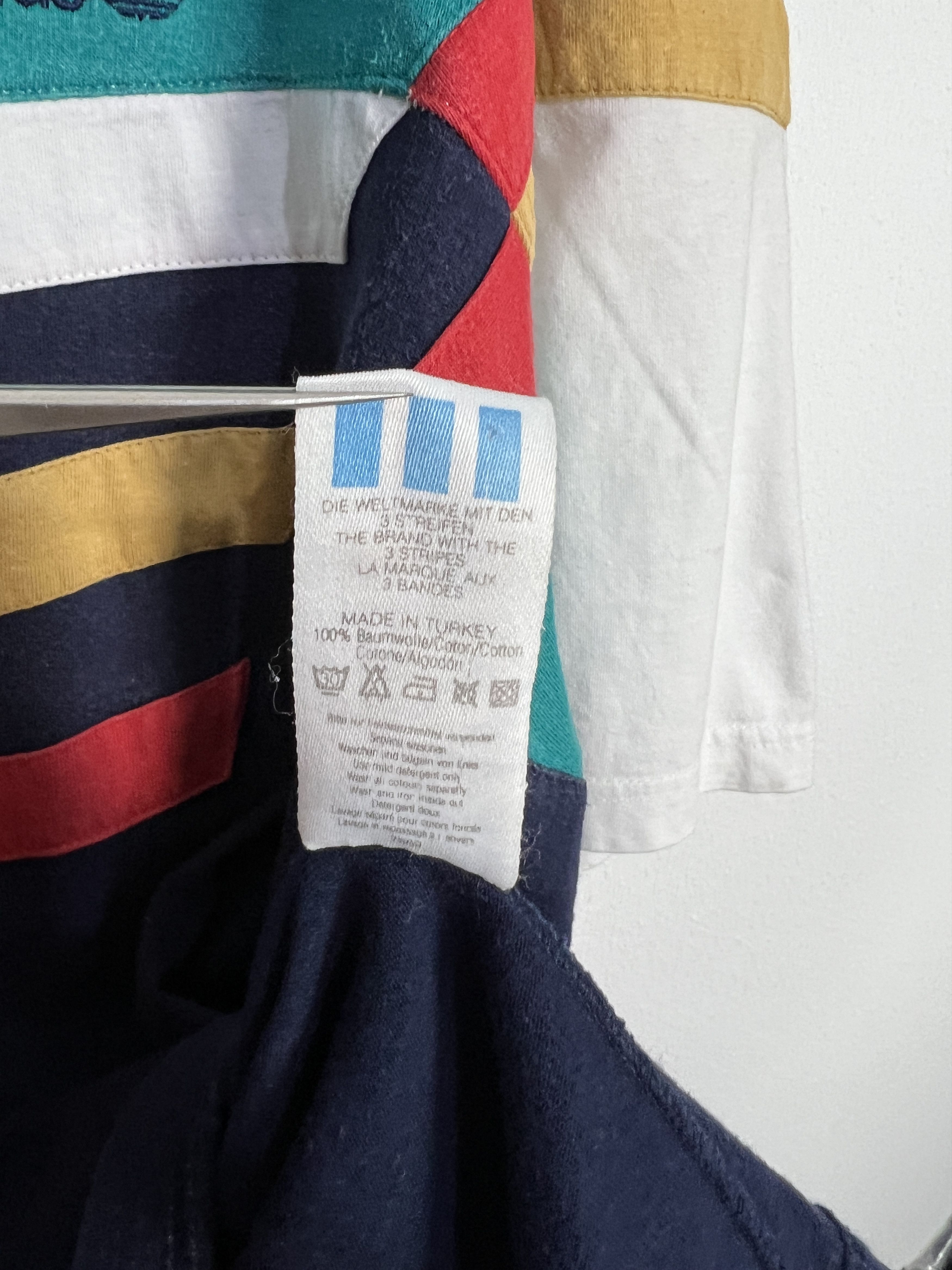 Adidas Vintage 90's Adidas Rare Shirt Tee Stripes Mens Jersey Y2K Size US XL / EU 56 / 4 - 8 Thumbnail