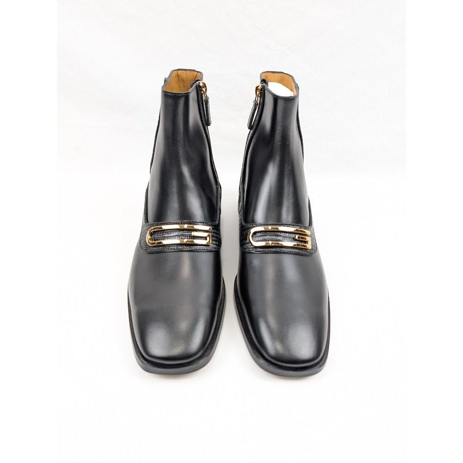 Gucci o1rshd1 Horse Calf Boots in Black Size US 10 / EU 43 - 17 Thumbnail