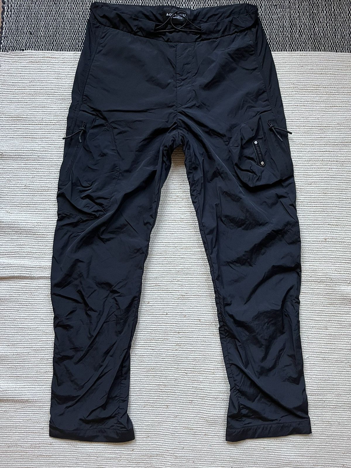 image of A Cold Wall Tech Cargo Trousers (Aw21) in Black, Men's (Size 30)