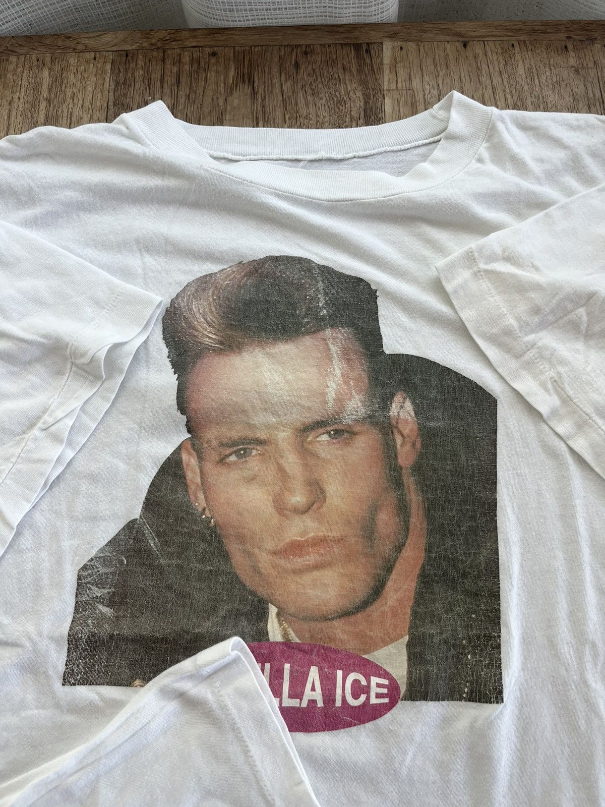 Rap Tees × Vintage Vintage VANILLA ICE 90’s Tshirt Size US XL / EU 56 / 4 - 4 Thumbnail