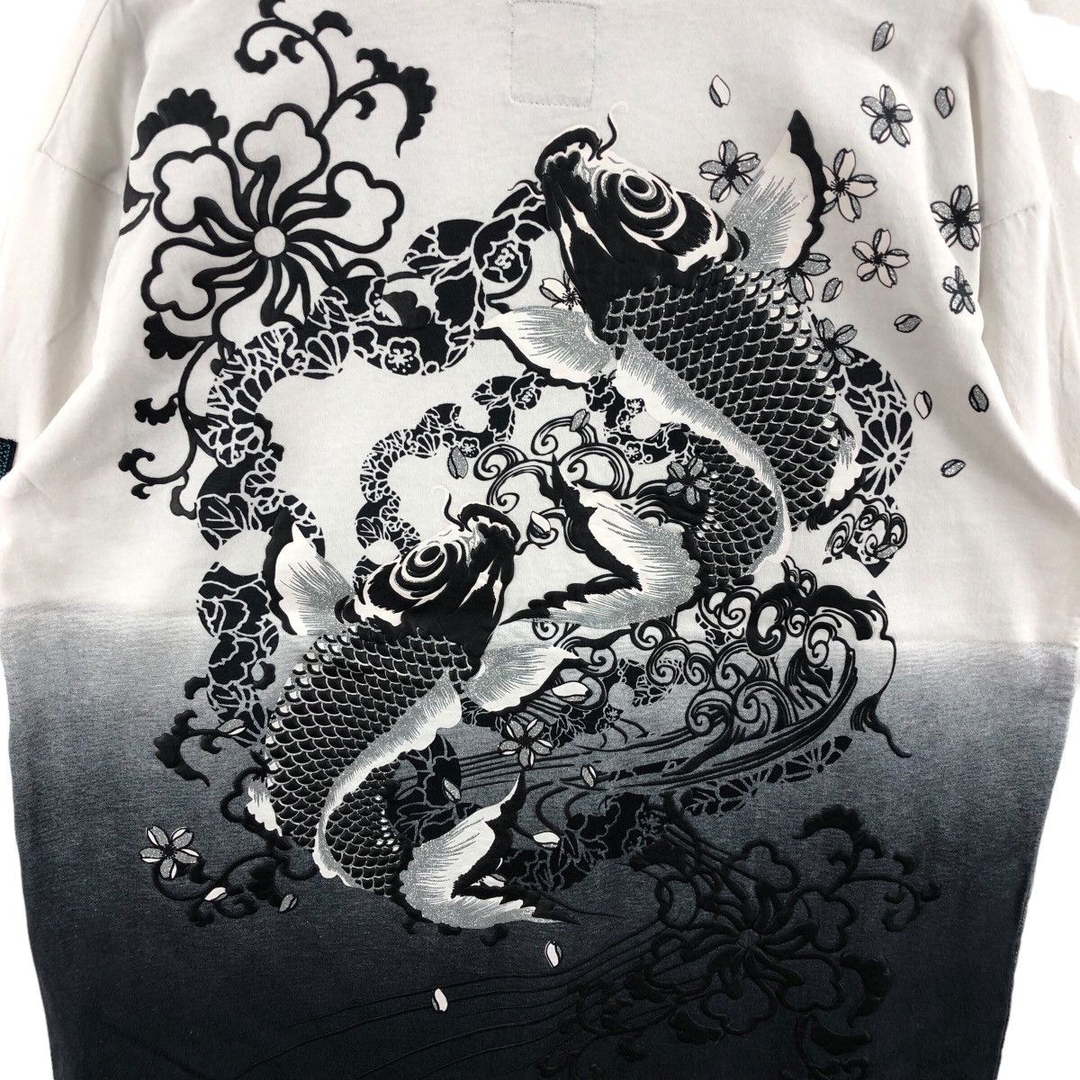 Japanese Brand Pick!! Vtg SUKAJAN CURE ALL Embroidery Long Sleeve Tshirt Size US XXL / EU 58 / 5 - 12 Thumbnail