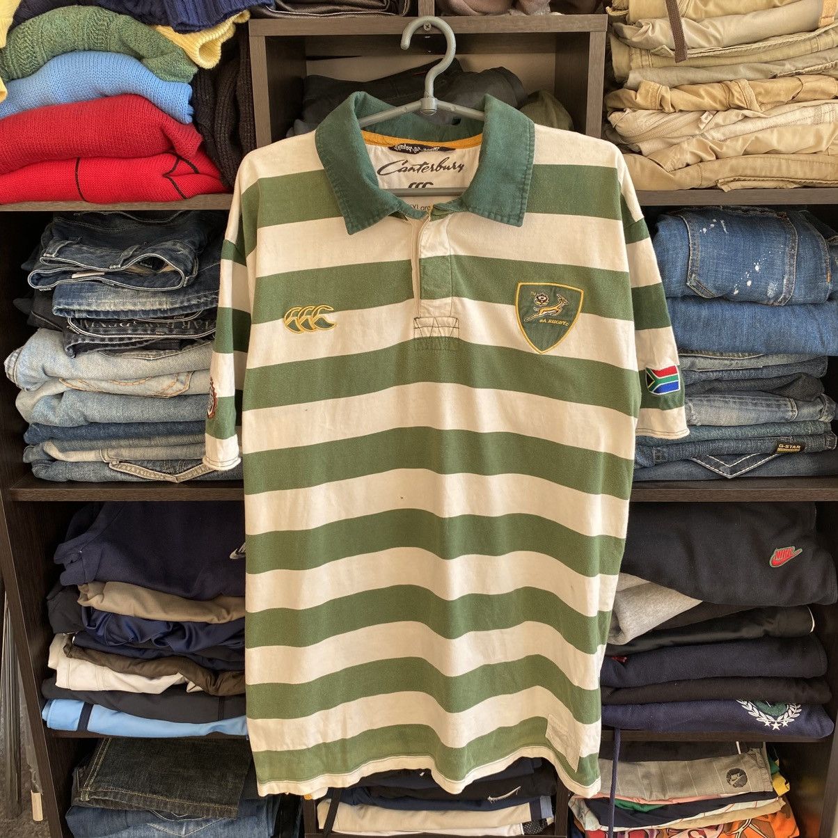 Canterbury of New Zealand Vintage Canterbury South Africa big logo 90’s rugby polo Size US XXL / EU 58 / 5 - 1 Thumbnail