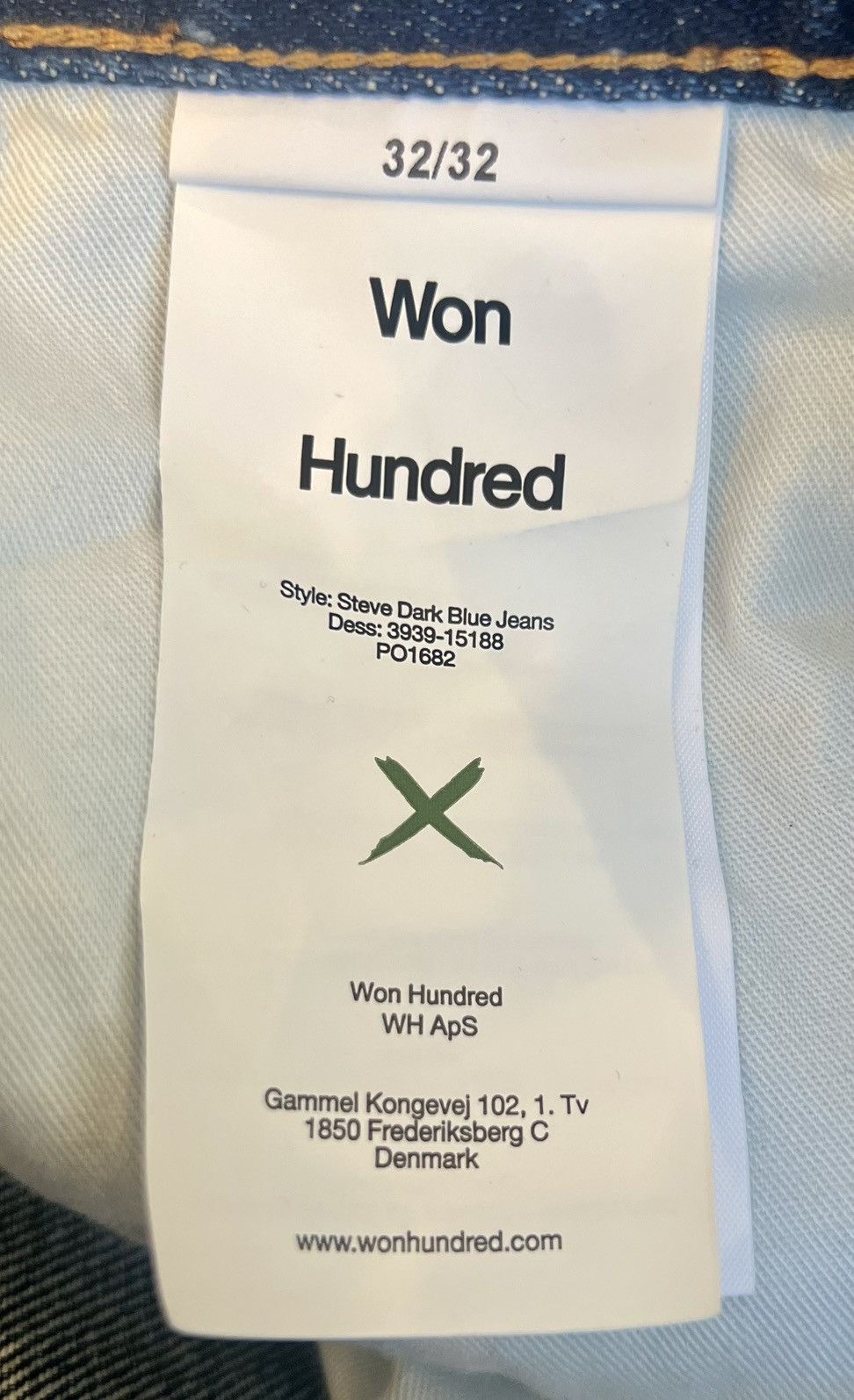Won Hundred Authentic Won Hundred Steve Dark Blue Jeans 32/32 Size US 32 / EU 48 - 9 Thumbnail