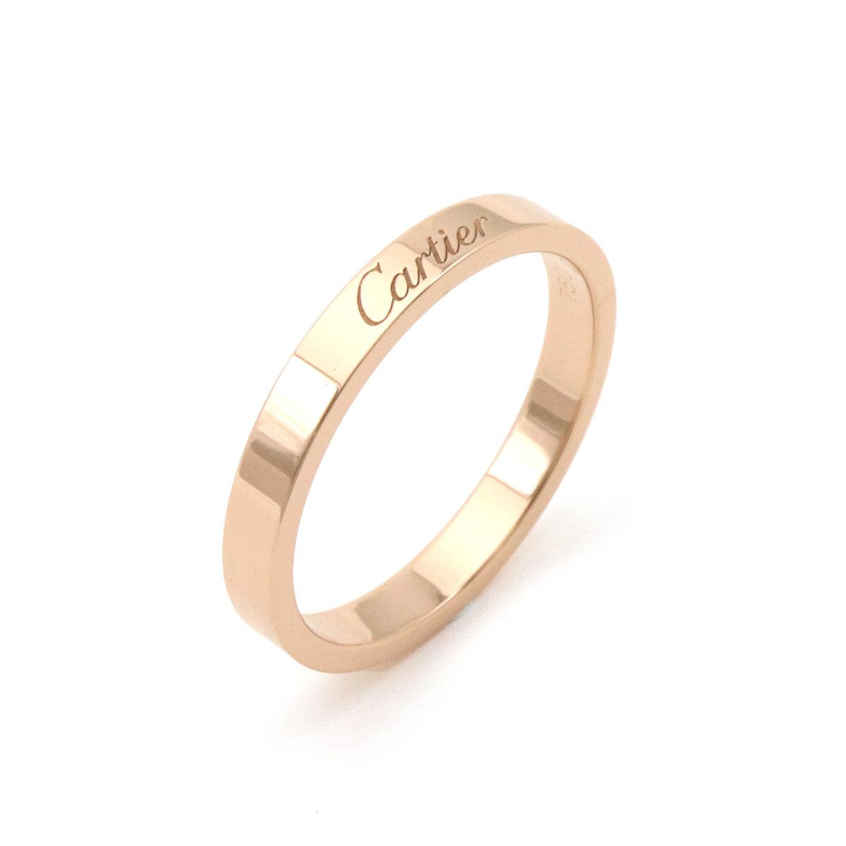 Cartier Cartier Cartier C de Cartier Wedding Ring K18PG Pink Gold B4087200 Metal Ring B4087200 in Pristine Condition Size ONE SIZE - 1 Thumbnail