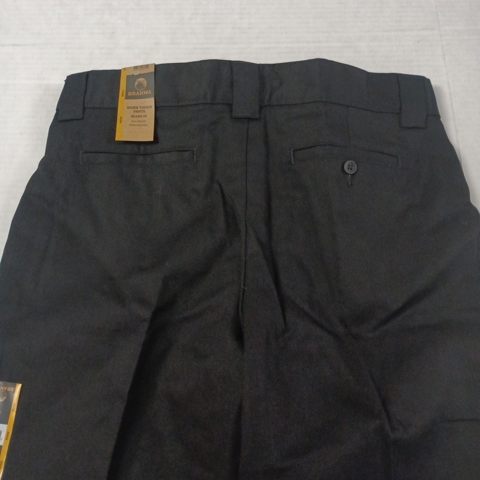 Other Brahma Men's Work Tough Pants Size 36x34 Black Relaxed Fit Size US 36 / EU 52 - 7 Thumbnail