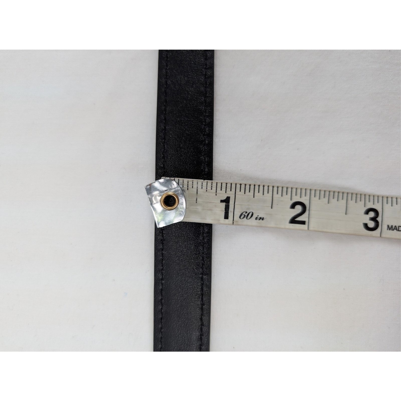 Amiri o1rshd1 Size: 85cm / MA 2 Cm Belt in Gold/Black Size 34 - 15 Thumbnail