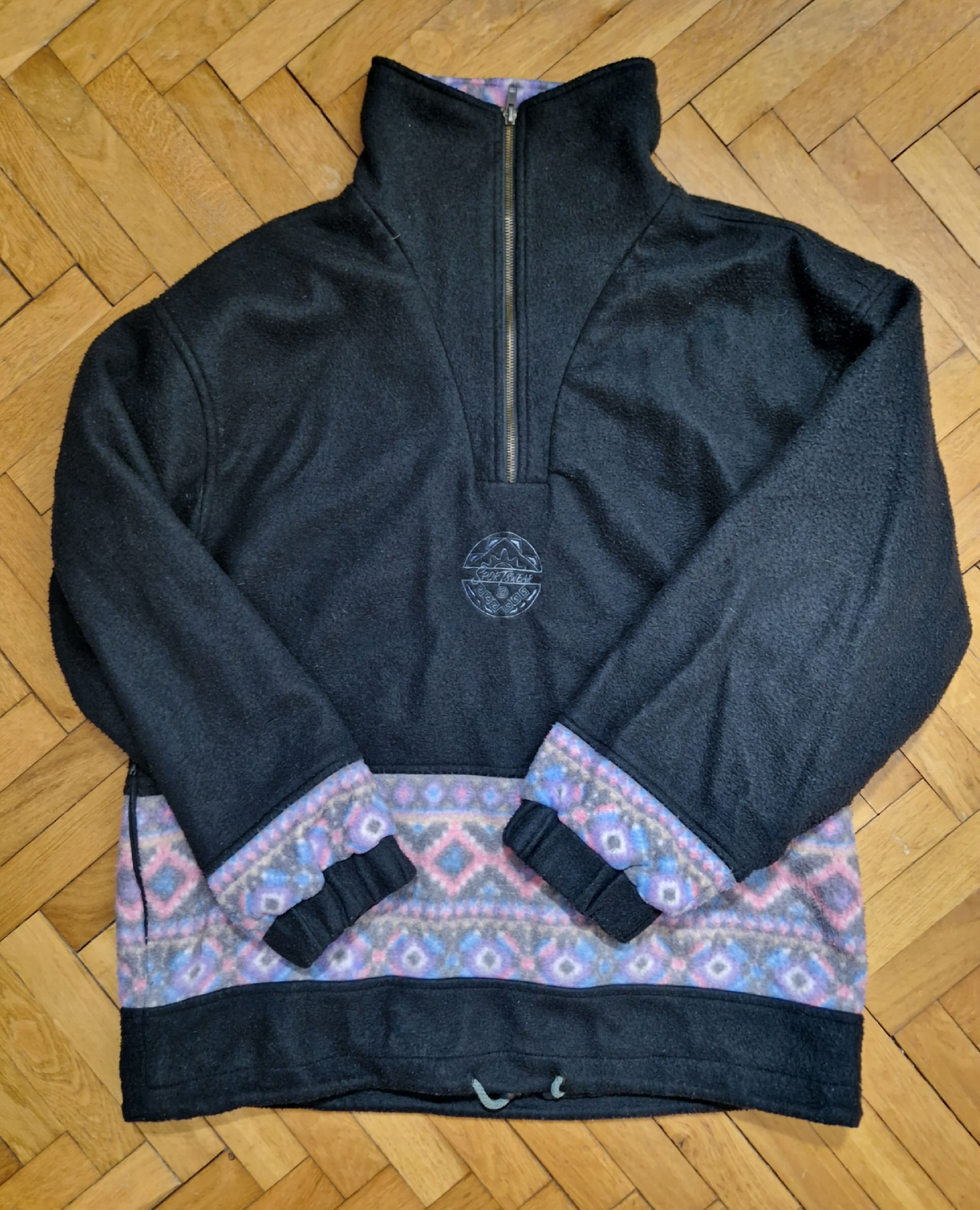Vintage vintage fleece halfzip sweatshirt Size US XL / EU 56 / 4 - 1 Thumbnail