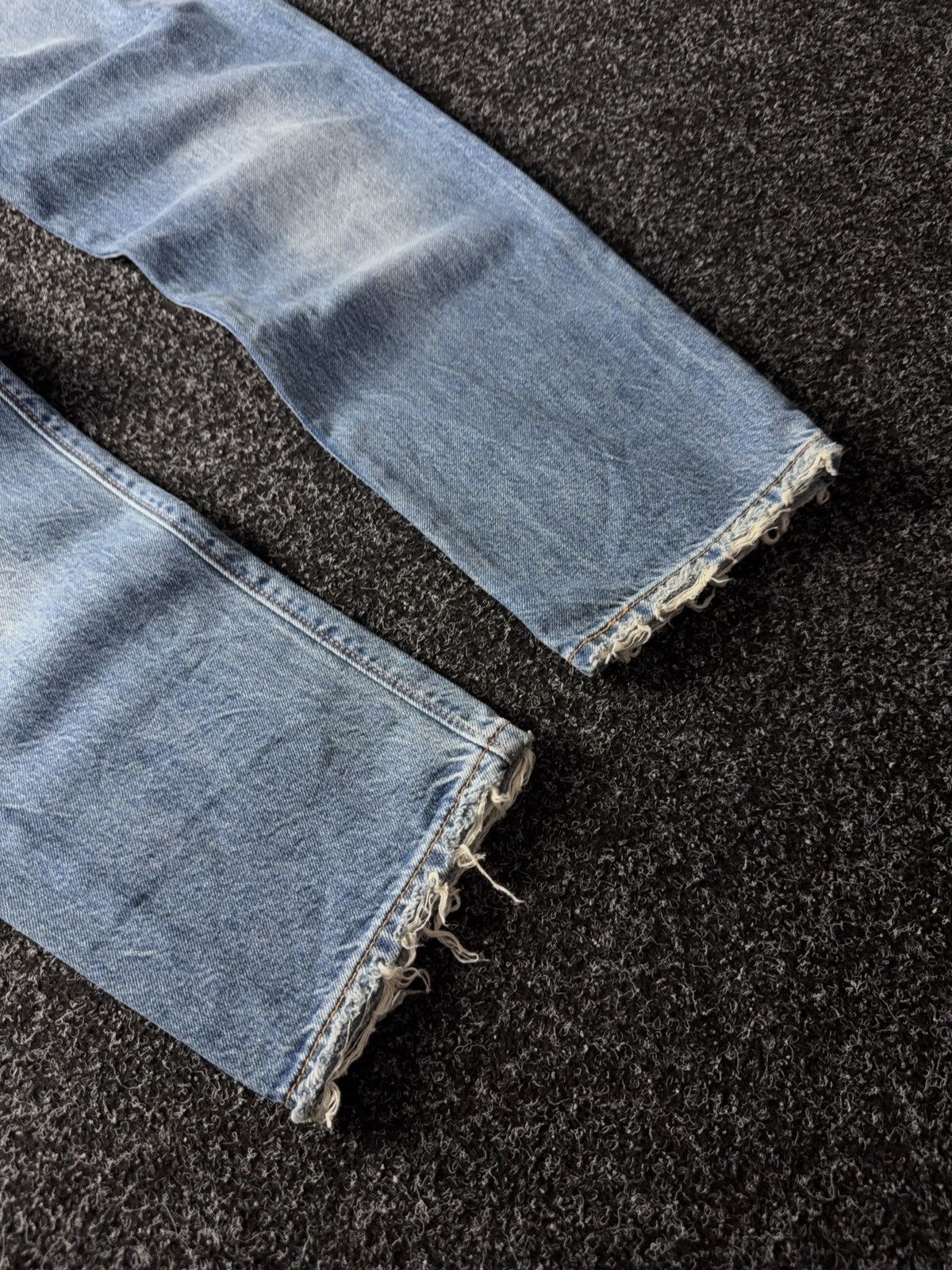 Levi's Vintage Clothing 00s 501 Levi’s Distressed Denim Pants Y2K Size US 34 / EU 50 - 12 Thumbnail