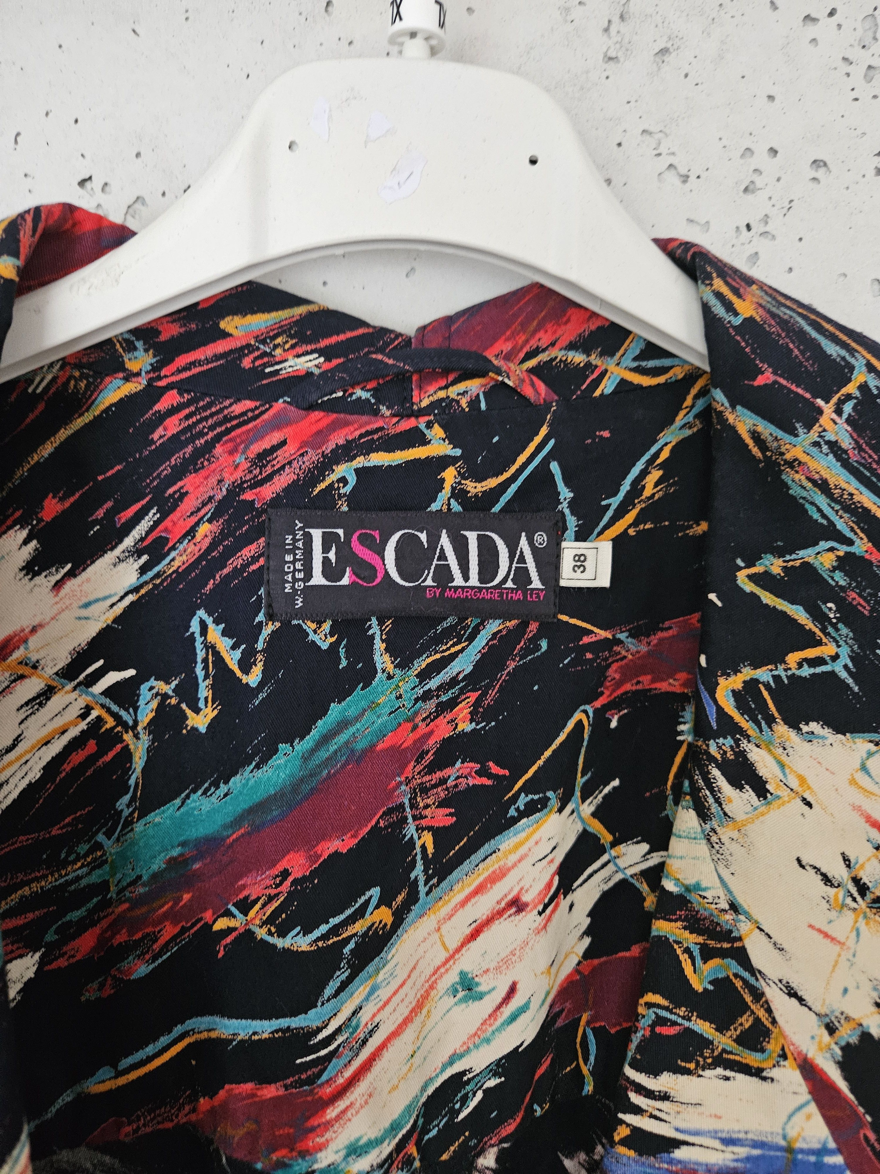 Escada Escada vintage vest Blazer abstract oldmoney Size S / US 4 / IT 40 - 2 Thumbnail