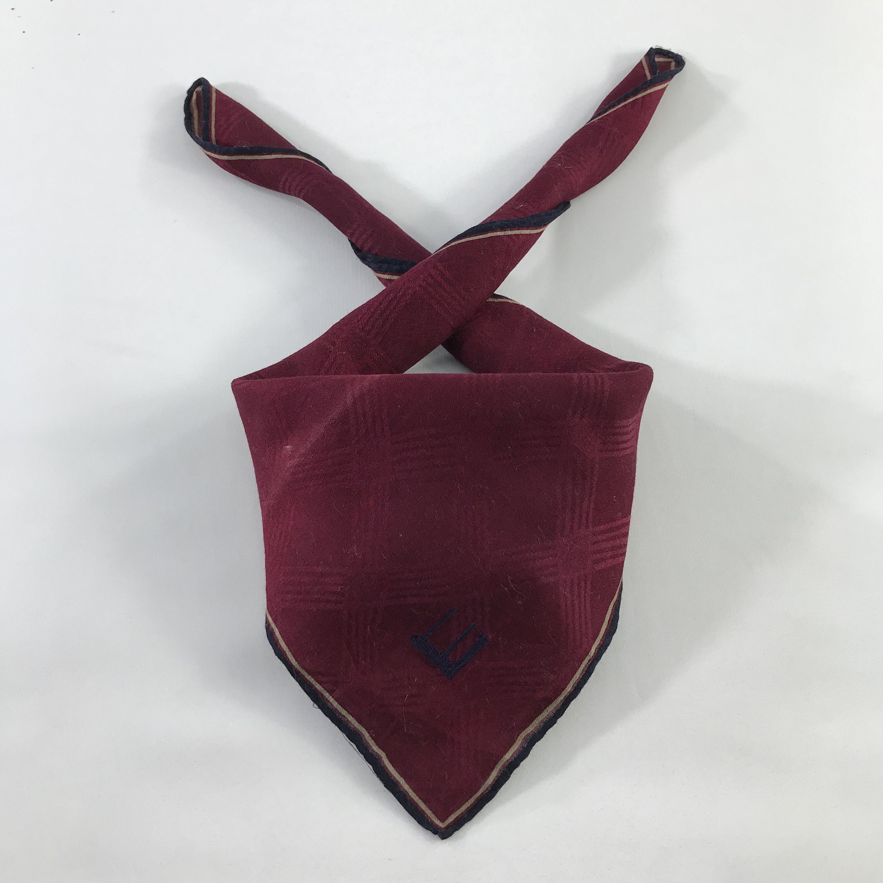Alfred Dunhill × Vintage Dunhill Bandana / Handkerchief / Neckerchief - S678 Size ONE SIZE - 3 Thumbnail