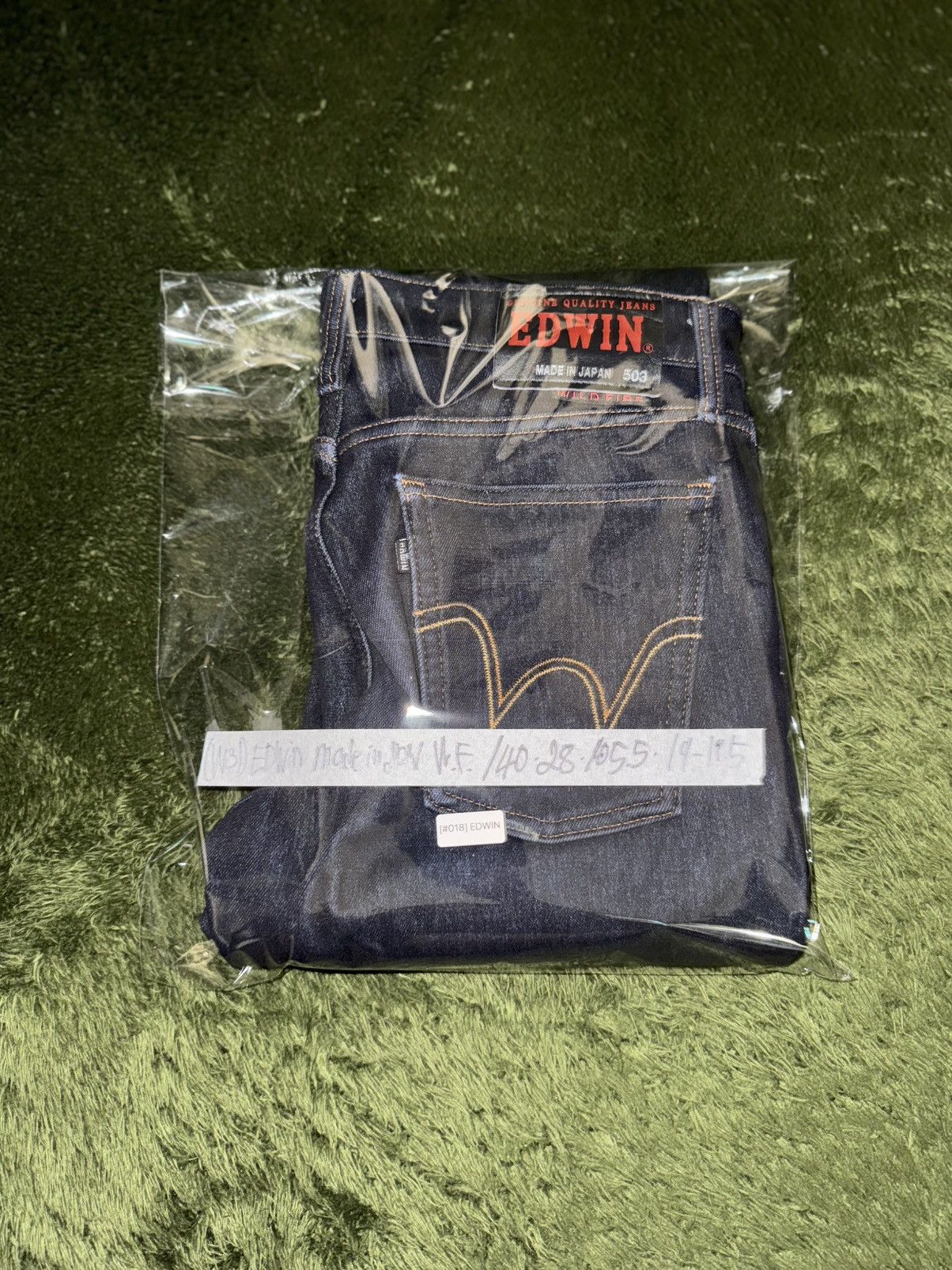 Edwin [W31] EDWIN 503 WILD FIRE Made in Japan denim Pants Size US 31 - 14 Thumbnail