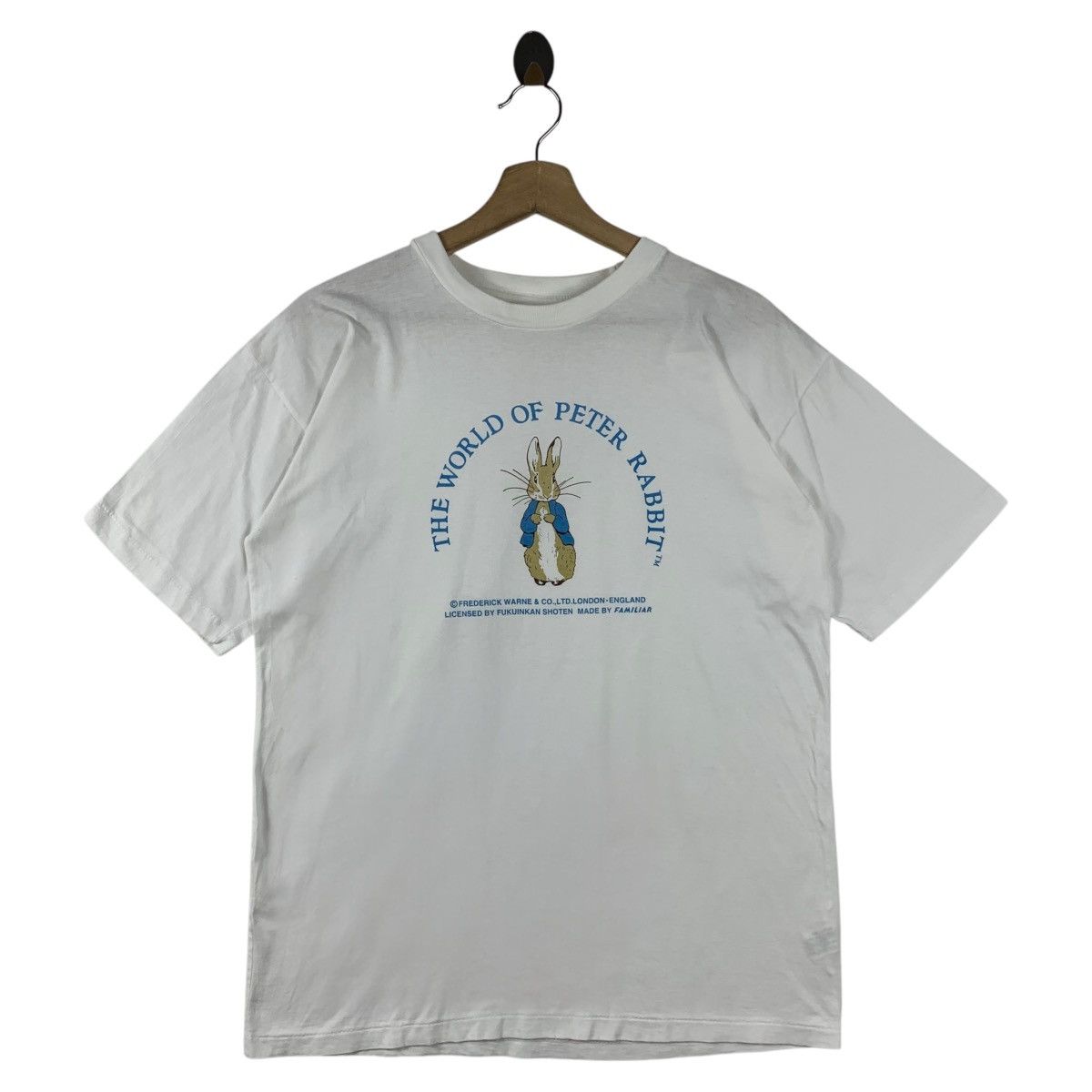 Anime × Vintage Vintage 90s THE WORLD OF PETER RABBIT White tees shirt Size US M / EU 48-50 / 2 - 1 Thumbnail