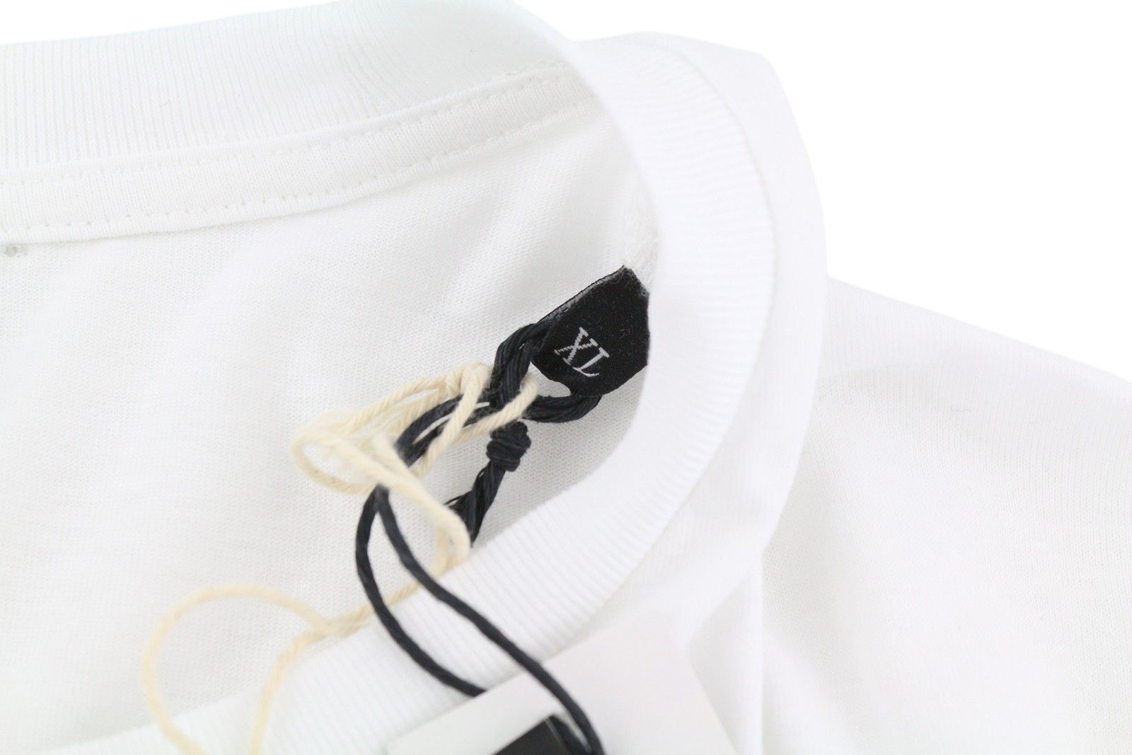 Diesel T-DIEGOS-LS-K27 XL White Cotton Tricot T-Shirt 40993 Size US XL / EU 56 / 4 - 6 Thumbnail