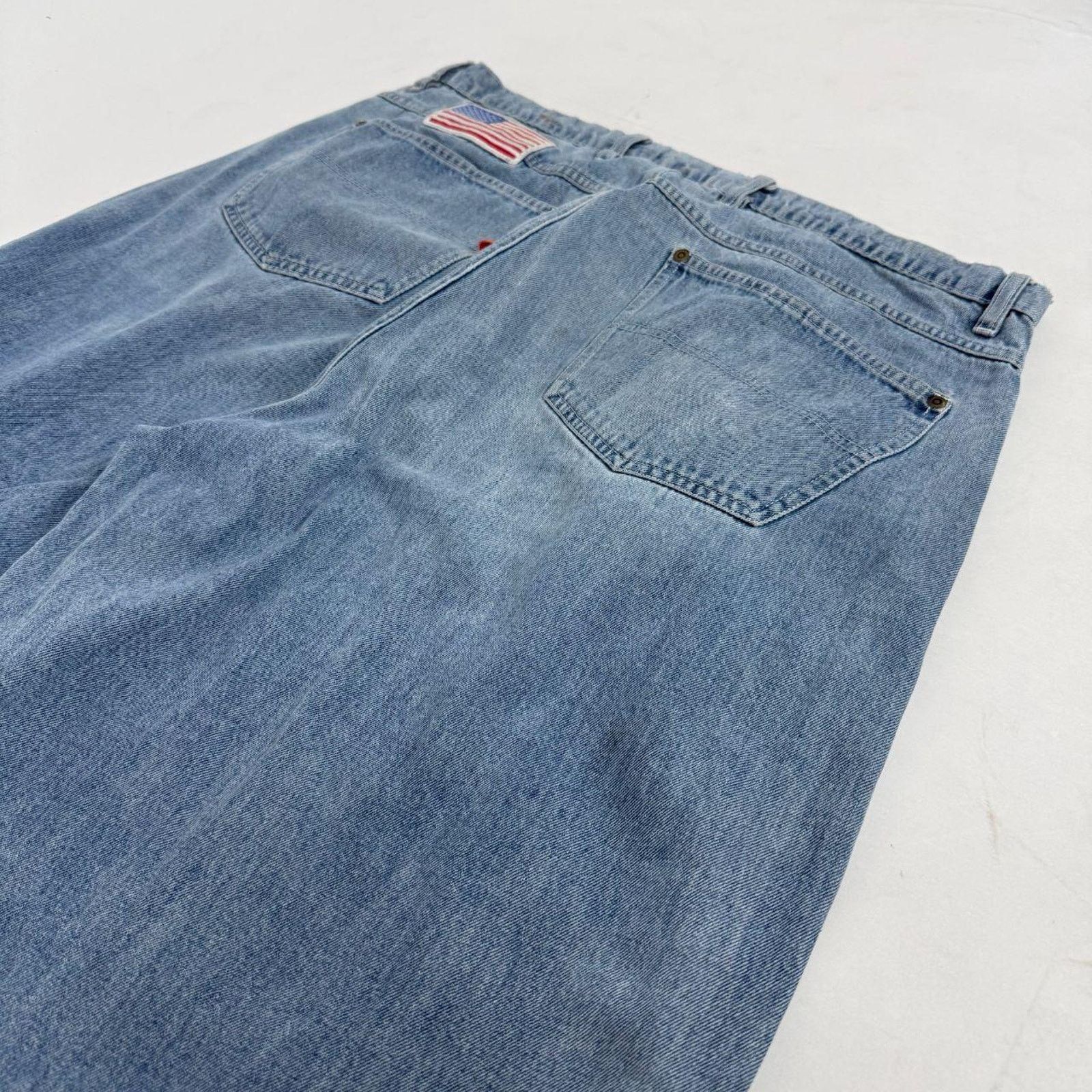 Ecko Unltd. × JNCO × Vintage Vintage y2k faded stonewash archive baggy wide leg rare jean Size US 36 / EU 52 - 2 Thumbnail