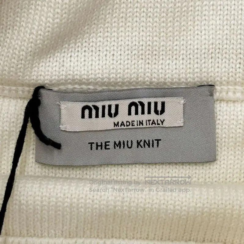 Miu Miu Miu Miu Beige Women's Knit Skirt . Size 23" - 5 Thumbnail