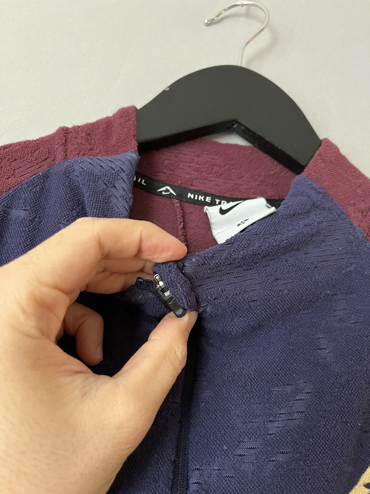 Nike Nike Trail Dri-fit 1/3 Zip Jersey Size US L / EU 52-54 / 3 - 11 Thumbnail