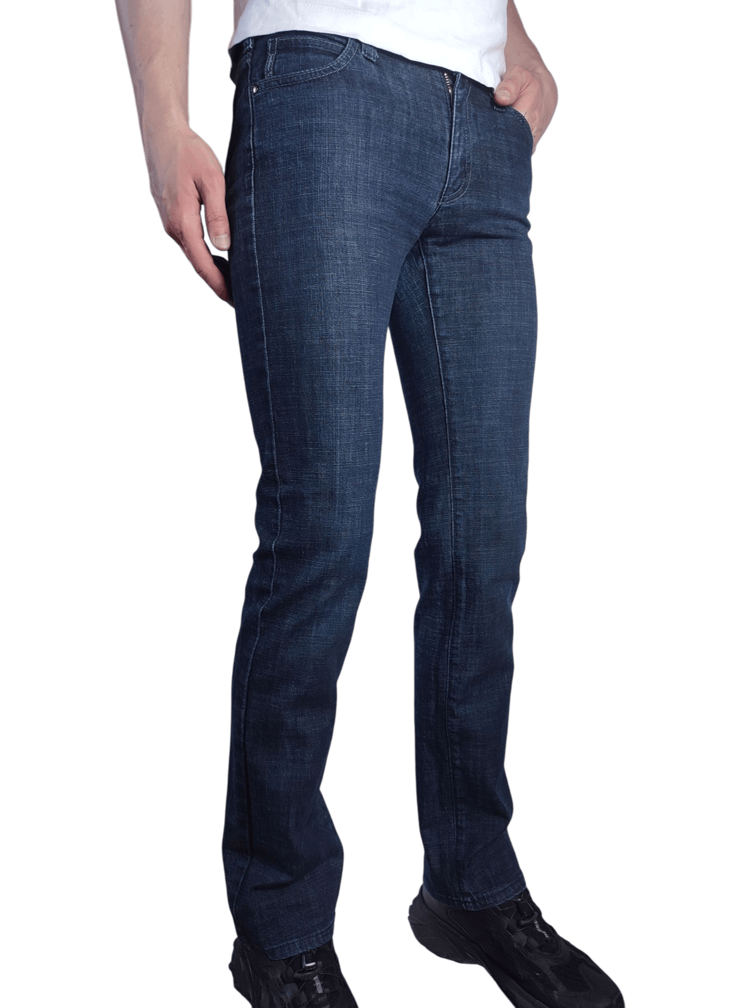 Armani Armani Jeans Stretched Indigo Pants Size US 29 - 2 Thumbnail