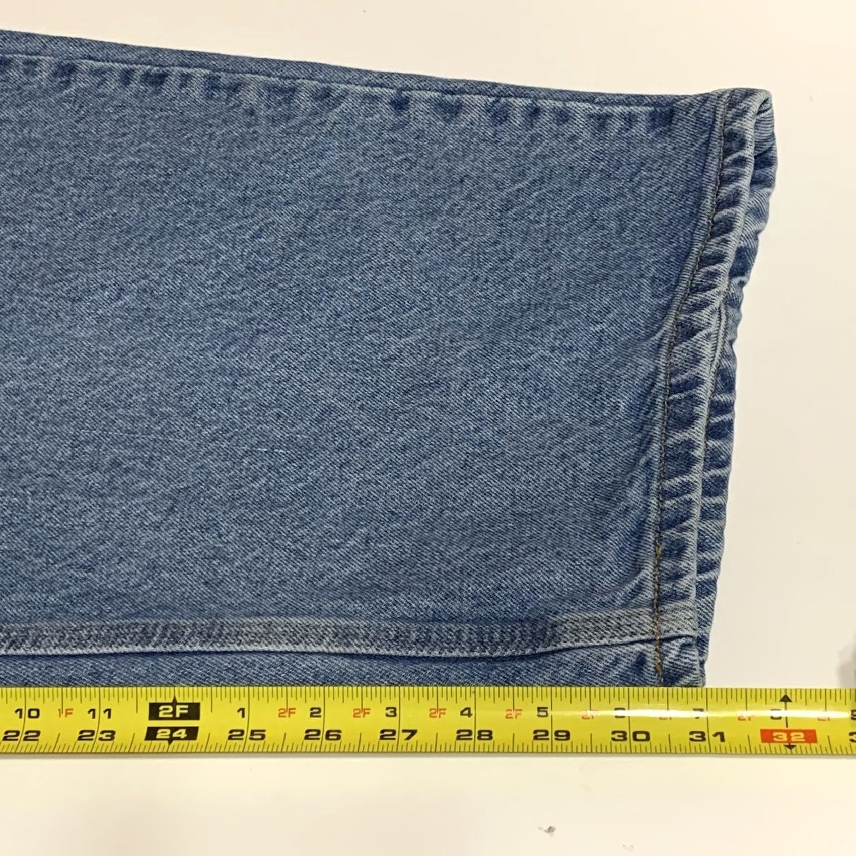 Carhartt VINTAGE Carhartt Mens Jeans 48x31 Relaxed Fit Work Blue 5-Pocket Denim Blue Carhartt Denim Mens Jeans Straight 48 in Waist 31 in Inseam Size US 32 / EU 48 - 6 Thumbnail