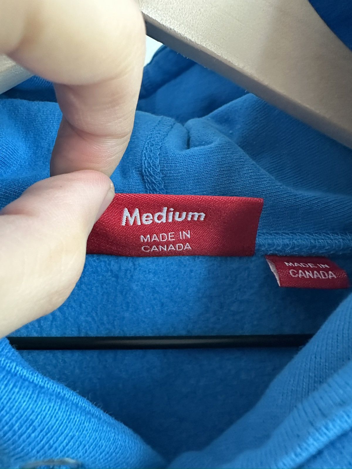 Supreme FW25 Cyan Box Logo Hoodie Size US M / EU 48-50 / 2 - 7 Thumbnail
