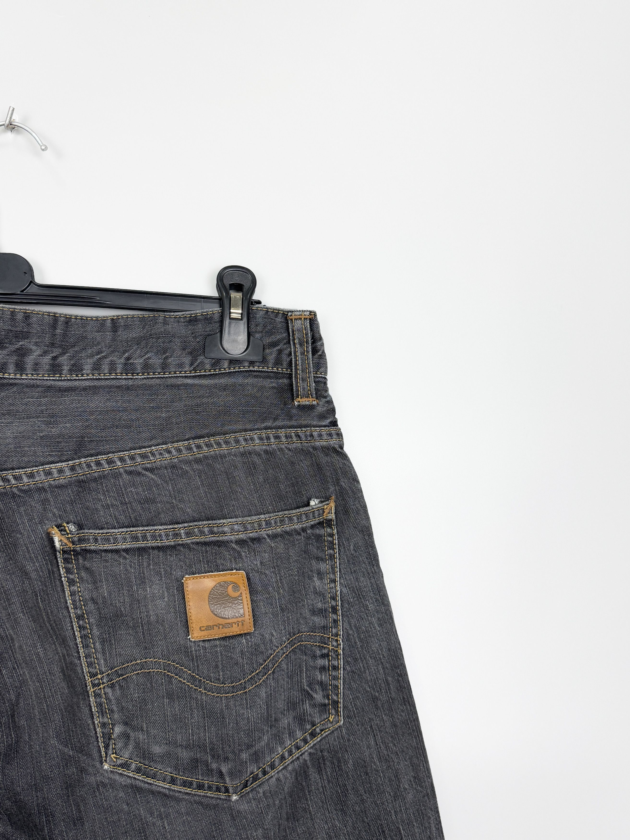 Carhartt CARHARTT Bronco Denim Pant Vintage Leather Patch W32 L34 Size US 32 / EU 48 - 3 Thumbnail