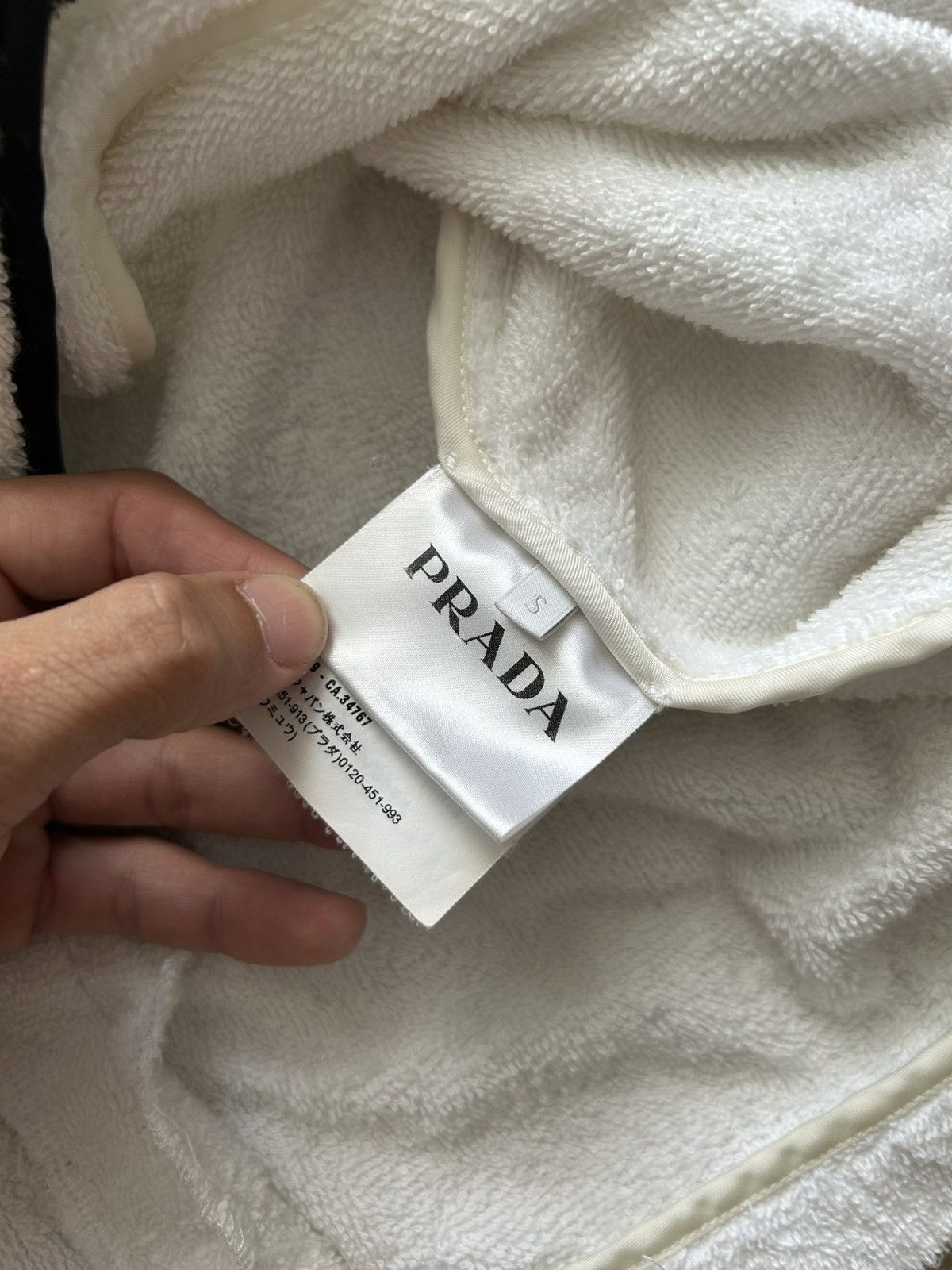 Prada Prada Terry Button Up Shirt Size US S / EU 44-46 / 1 - 4 Thumbnail