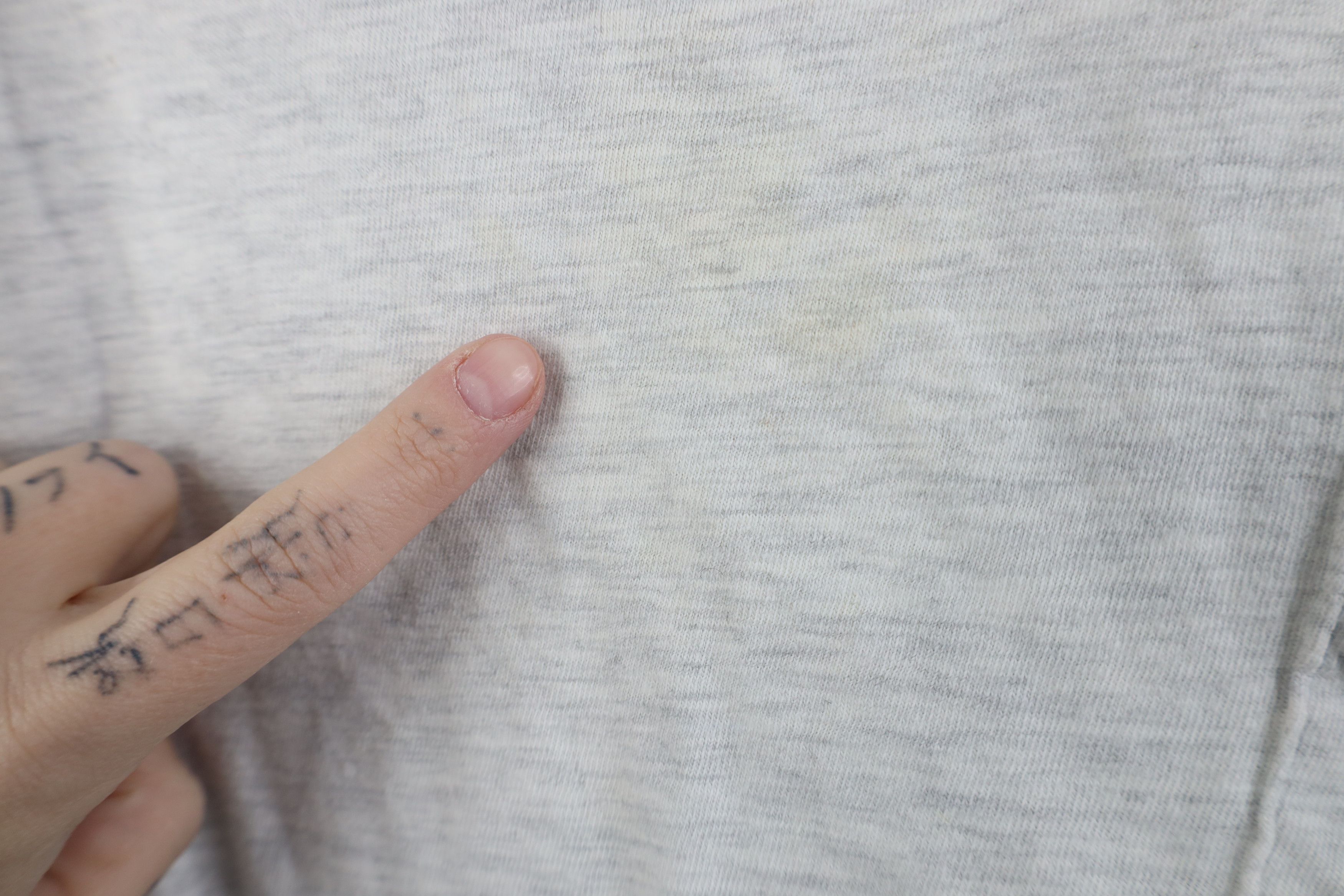 Vintage Vintage 90s Streetwear Long Sleeve T-Shirt Heather Gray USA Size US XL / EU 56 / 4 - 5 Thumbnail