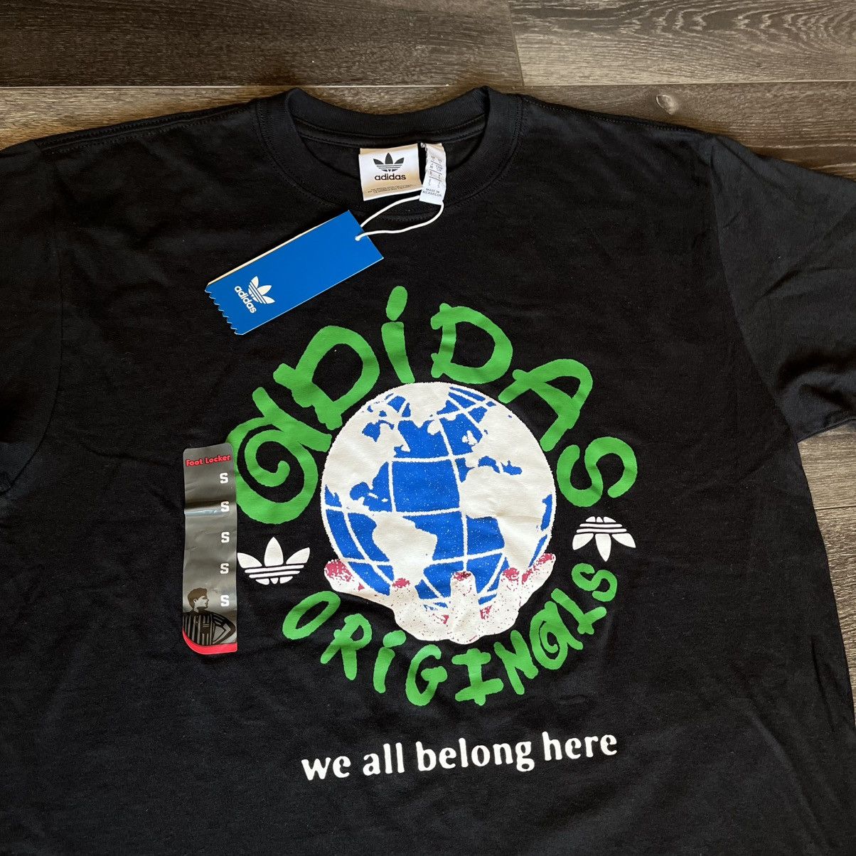Adidas New Adidas Originals Earth Club We All Belong Here Tee Shirt Size US S / EU 44-46 / 1 - 2 Thumbnail