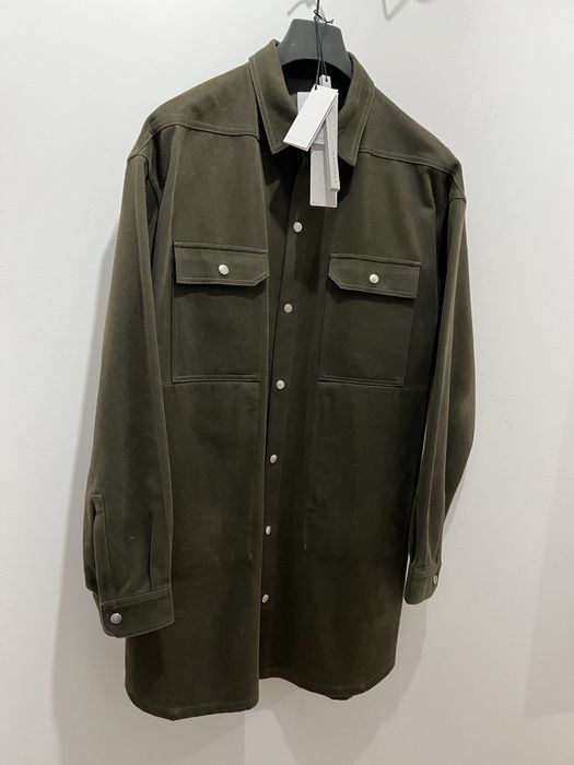 Rick Owens FW22 STROBE Oversized Outershirt 48 | Grailed