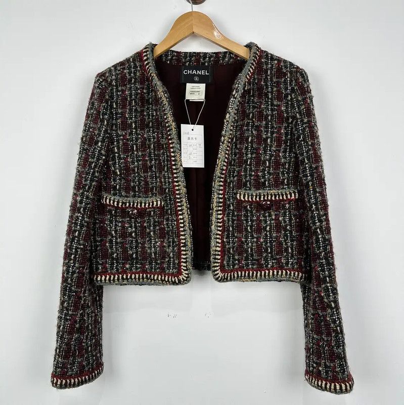 Chanel Chanel Multicolor Wool Jacket for Women 0089 Size M / US 6-8 / IT 42-44 - 1 Thumbnail