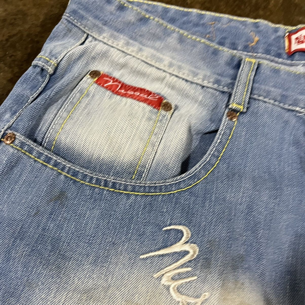JNCO × Southpole × Vintage Crazy Vintage Y2K Baggy Jorts Faded Grunge Skater Shorts Size US 36 / EU 52 - 9 Thumbnail