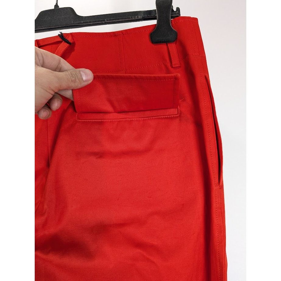 Bottega Veneta o1rshd1 Cotton Twill Sanded Trouser in Red Size US 34 / EU 50 - 16 Thumbnail