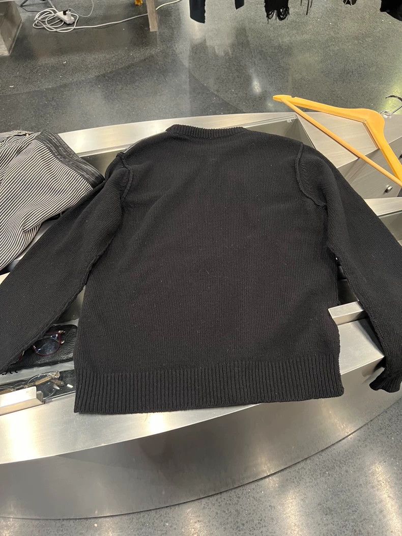 Raf Simons raf simons 19Aw blue velvet patch silhouette sweater Size US S / EU 44-46 / 1 - 2 Thumbnail