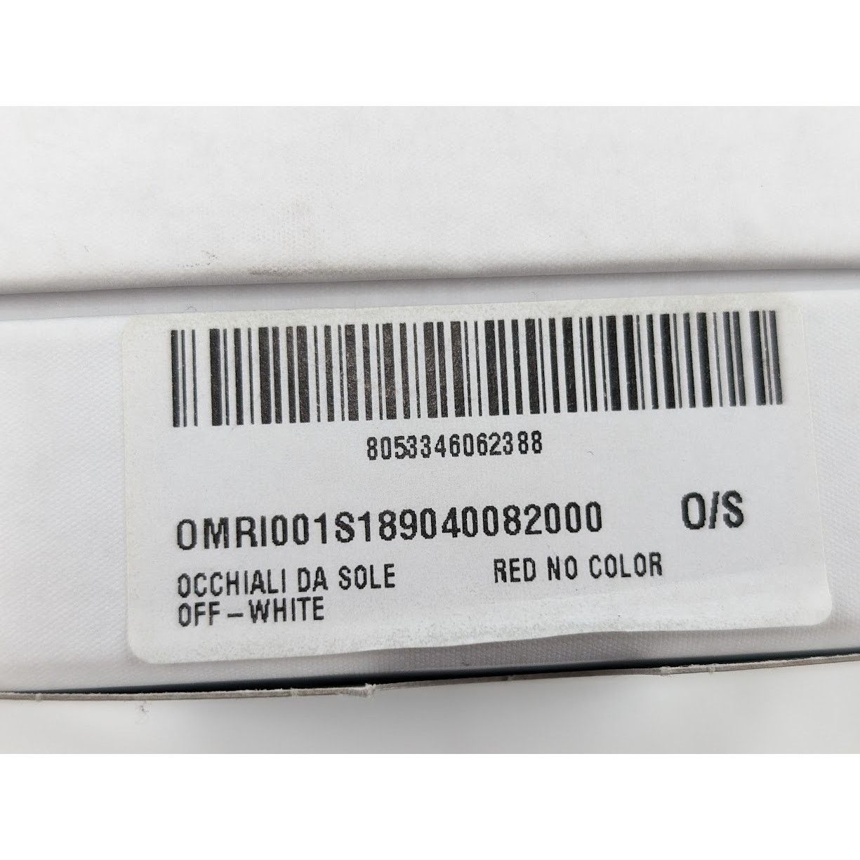 Off-White o1rshd1 Size: OS / Occhiali Da Sole Sunglasses in Red Size ONE SIZE - 25 Thumbnail