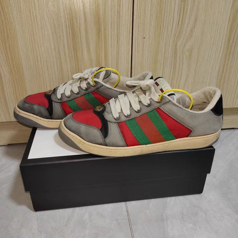 Gucci Gucci Screener Low Top Casual Sneakers for Men 0079 Size US 7.5 / EU 40-41 - 1 Thumbnail